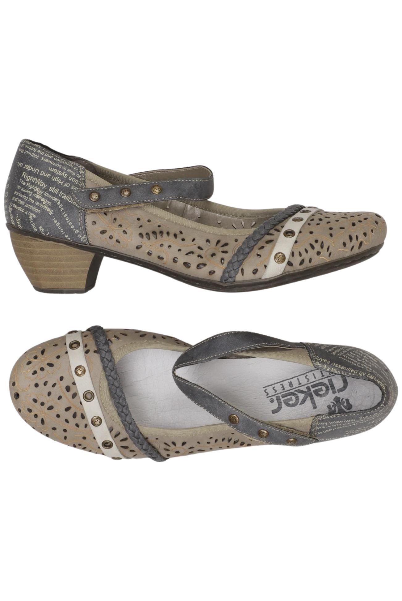 

Rieker Damen Pumps, beige, Gr. 38