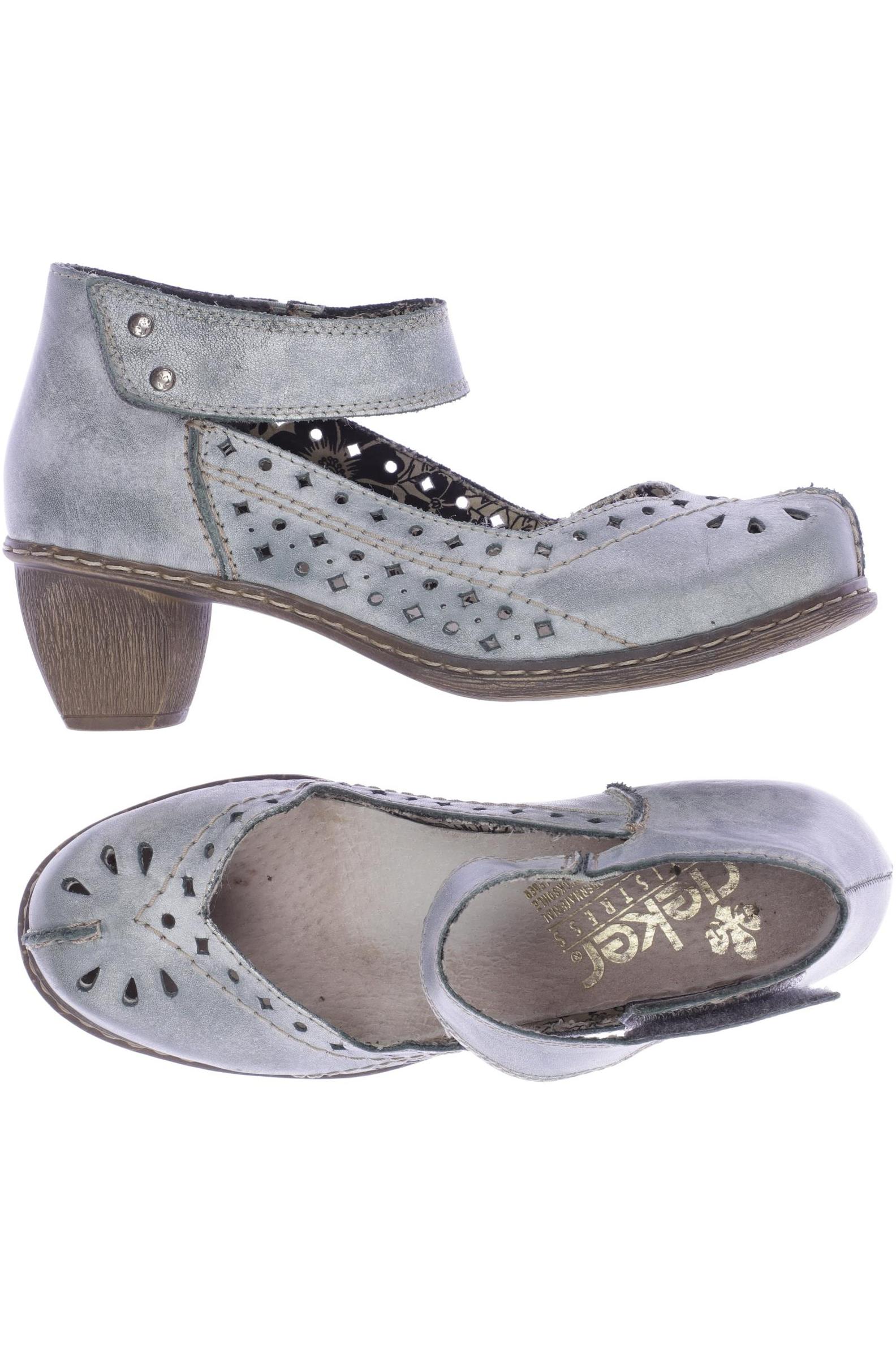 

Rieker Damen Pumps, blau, Gr. 36