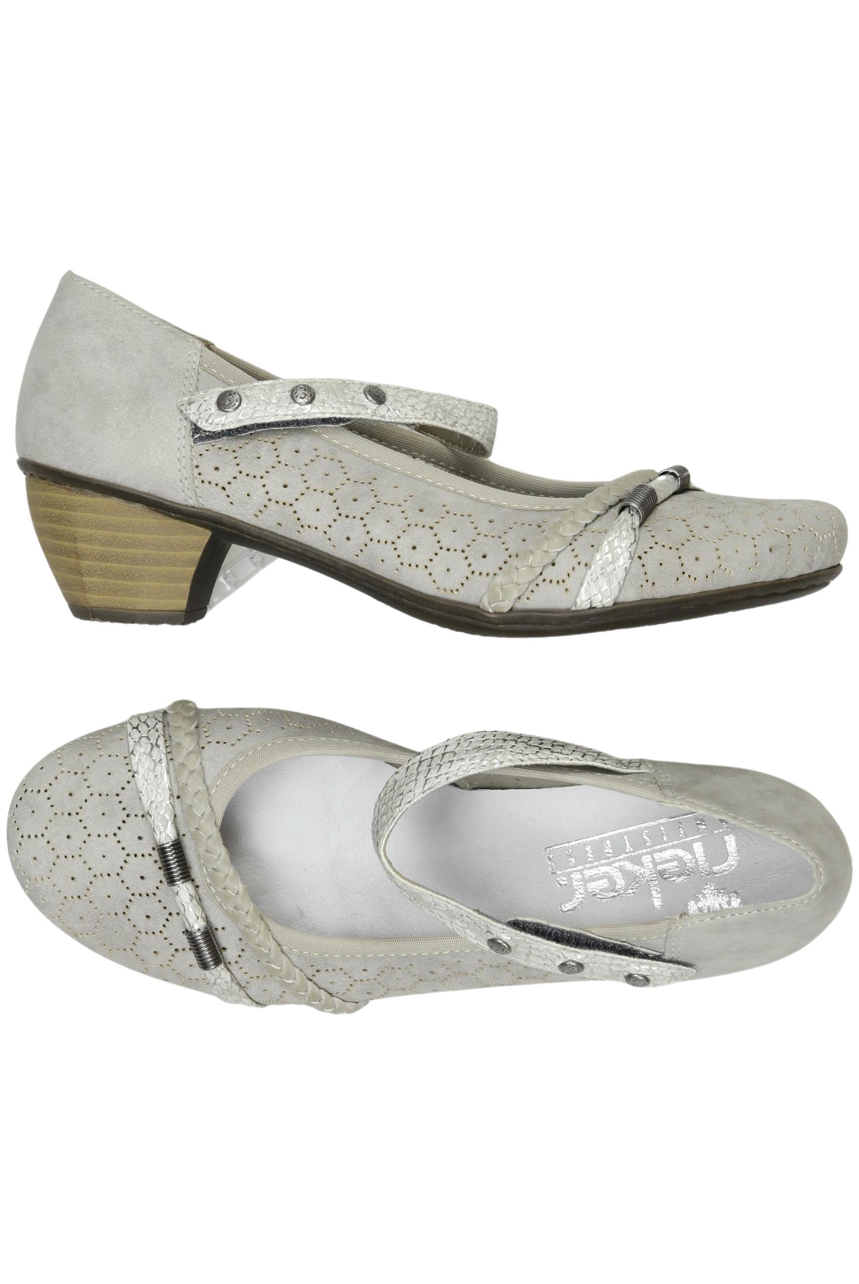 

Rieker Damen Pumps, silber, Gr. 36