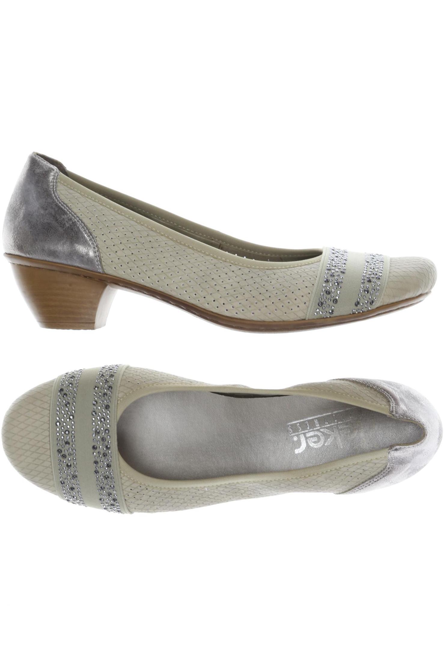 

Rieker Damen Pumps, beige, Gr. 40