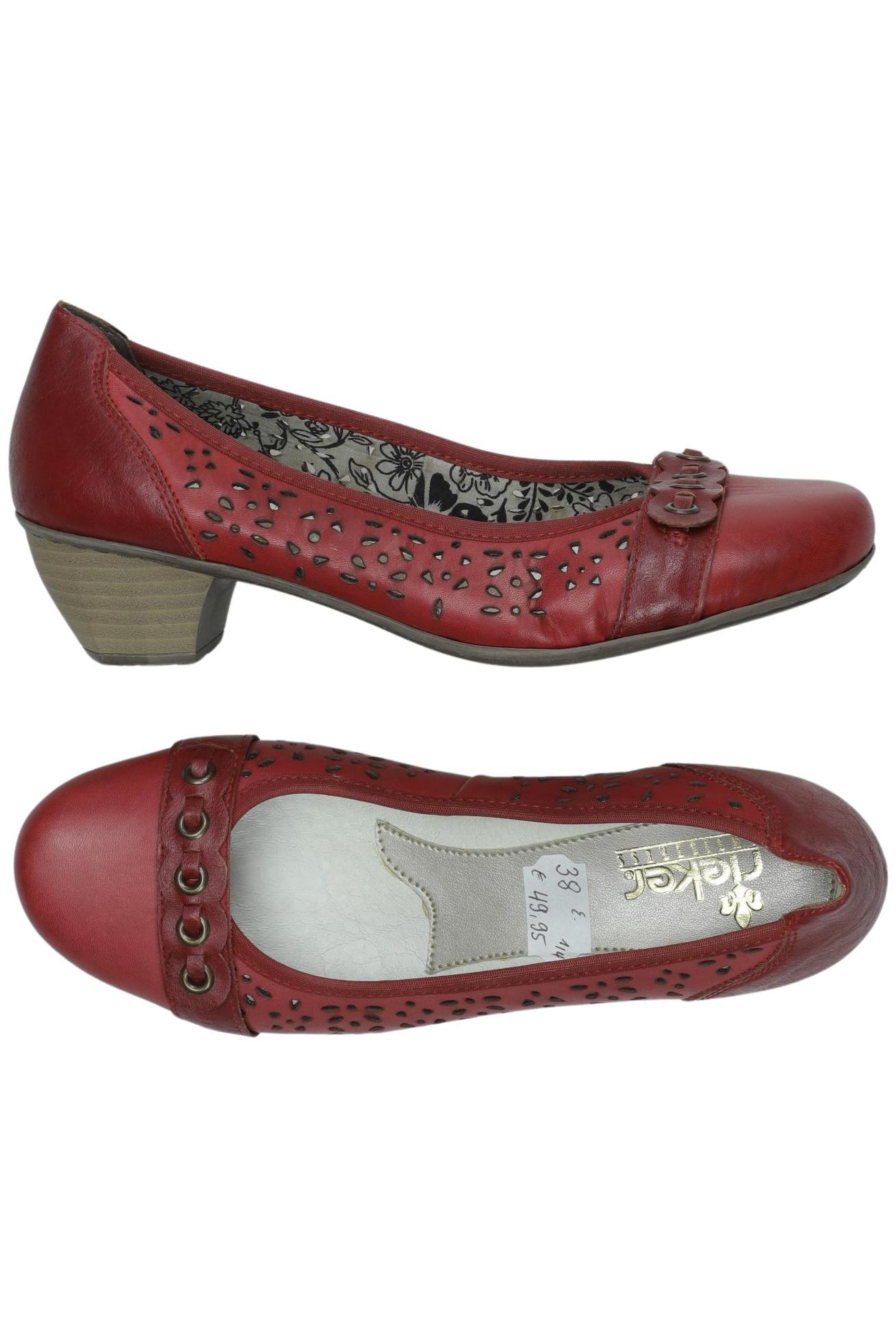 

Rieker Damen Pumps, rot, Gr. 38