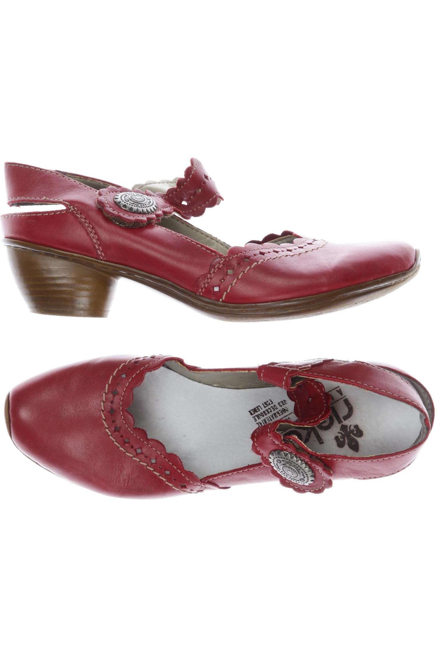 

Rieker Damen Pumps, rot, Gr. 36