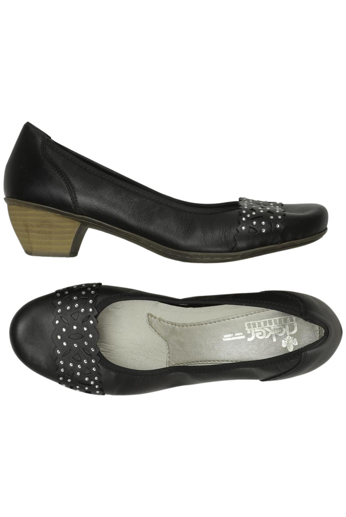 

Rieker Damen Pumps, schwarz, Gr. 40