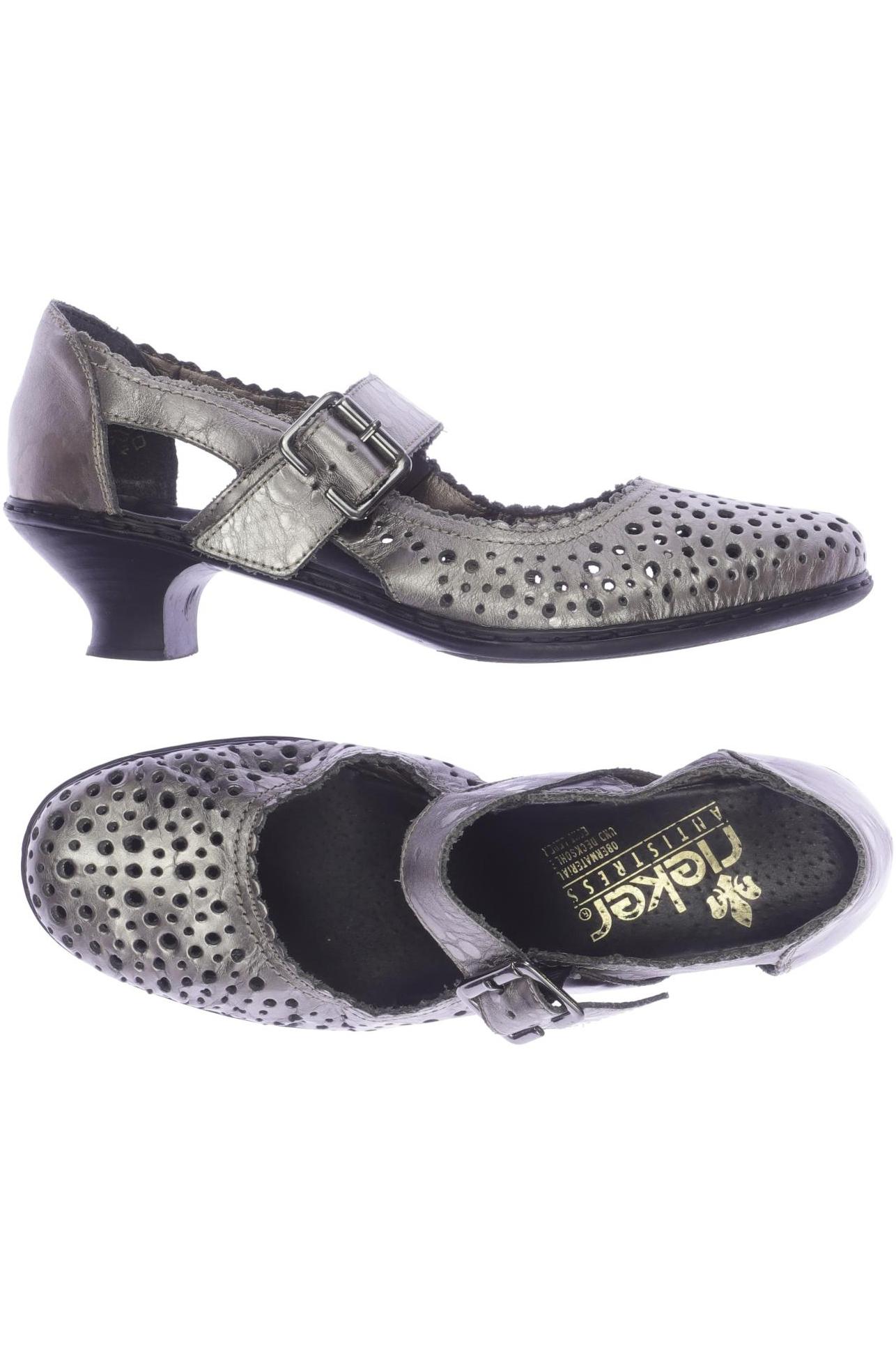

Rieker Damen Pumps, silber, Gr. 38