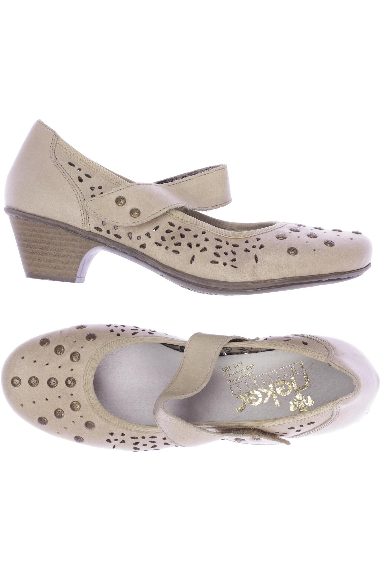 

Rieker Damen Pumps, beige, Gr. 38
