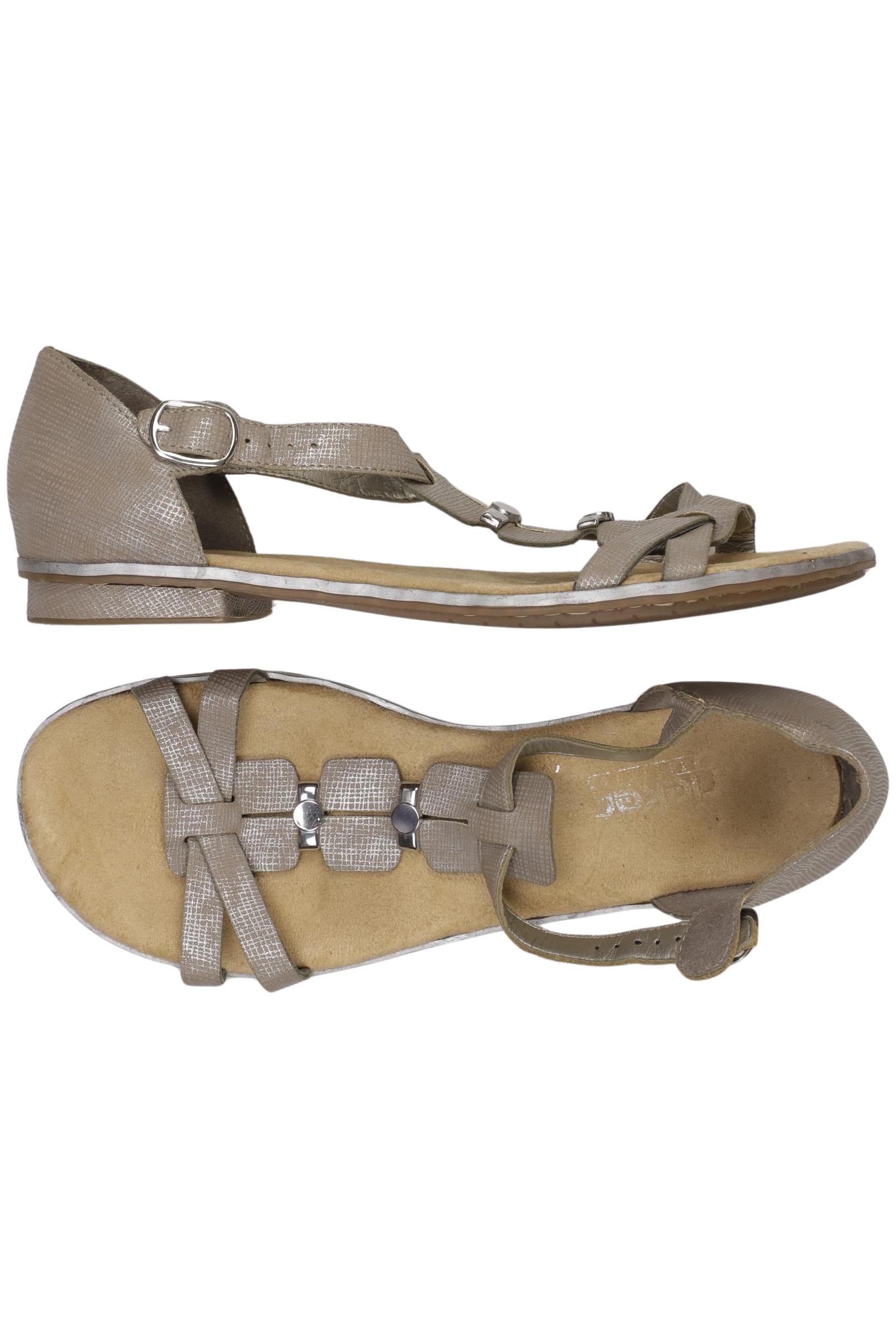 

Rieker Damen Sandale, beige, Gr. 39
