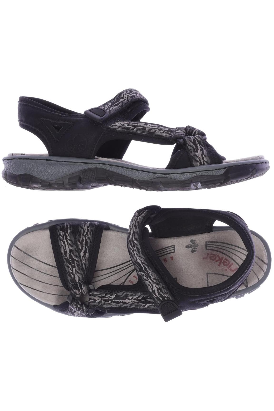 

Rieker Damen Sandale, schwarz, Gr. 41