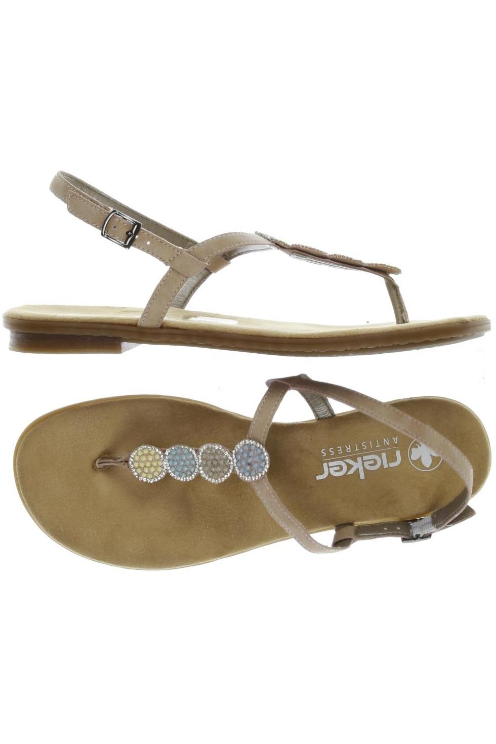 

Rieker Damen Sandale, beige, Gr. 39