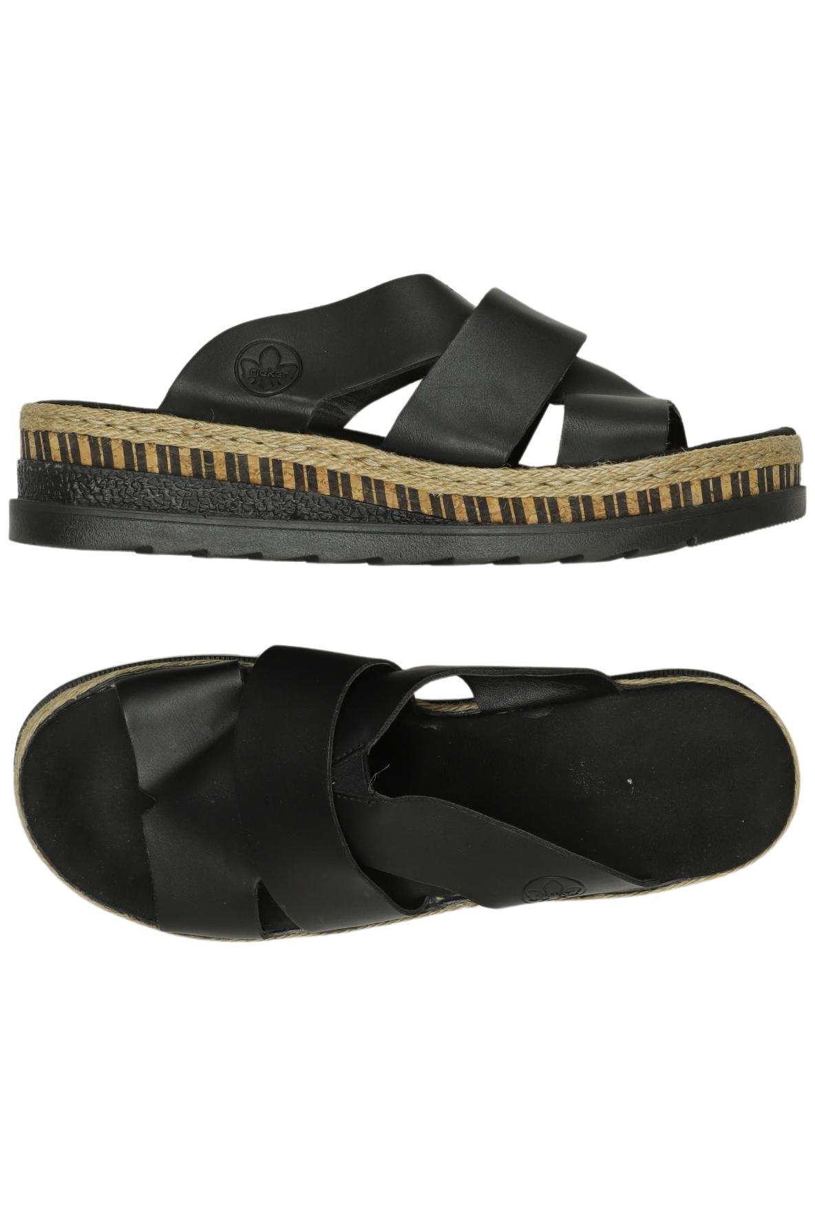

Rieker Damen Sandale, schwarz, Gr. 41