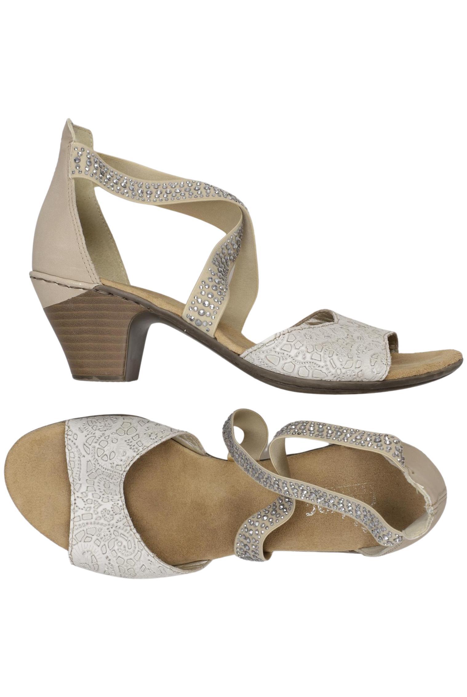 

Rieker Damen Sandale, beige, Gr. 39