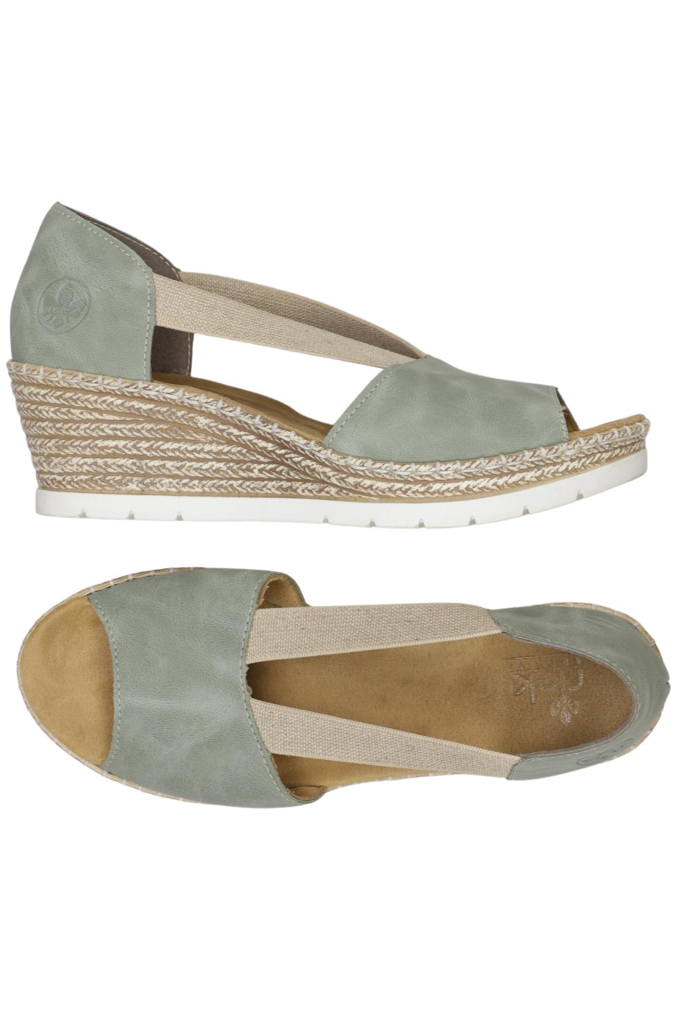 

Rieker Damen Sandale, grün, Gr. 38