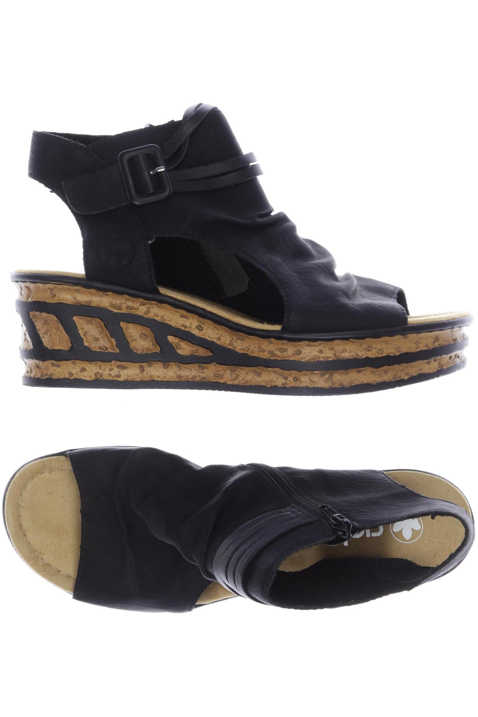 

Rieker Damen Sandale, schwarz, Gr. 42
