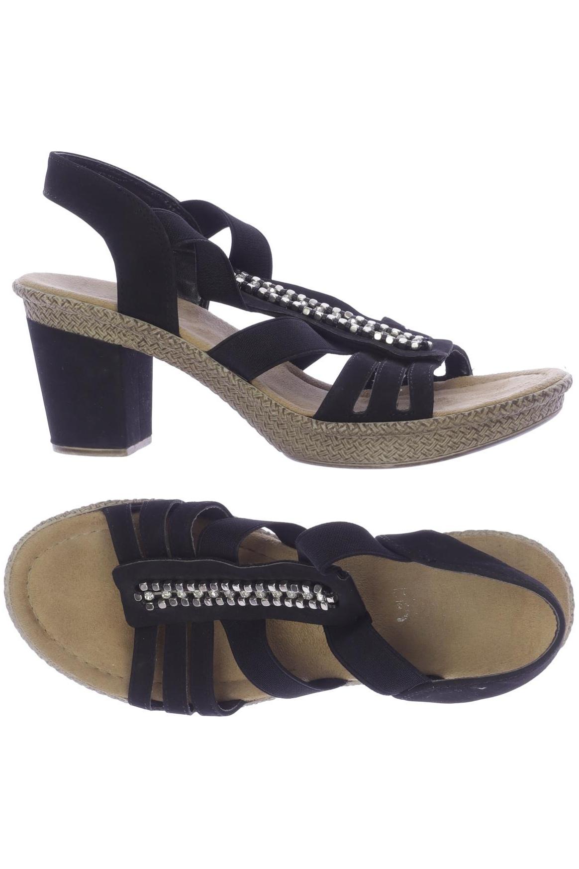 

Rieker Damen Sandale, schwarz