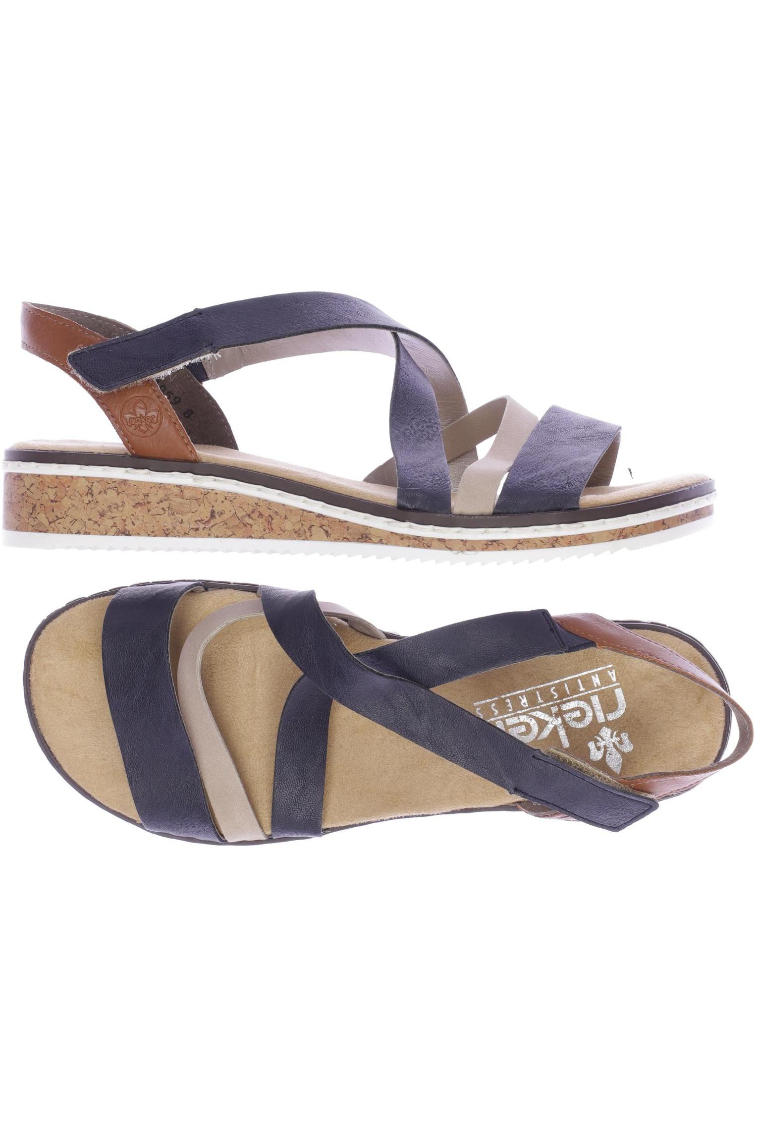 

Rieker Damen Sandale, marineblau, Gr. 39