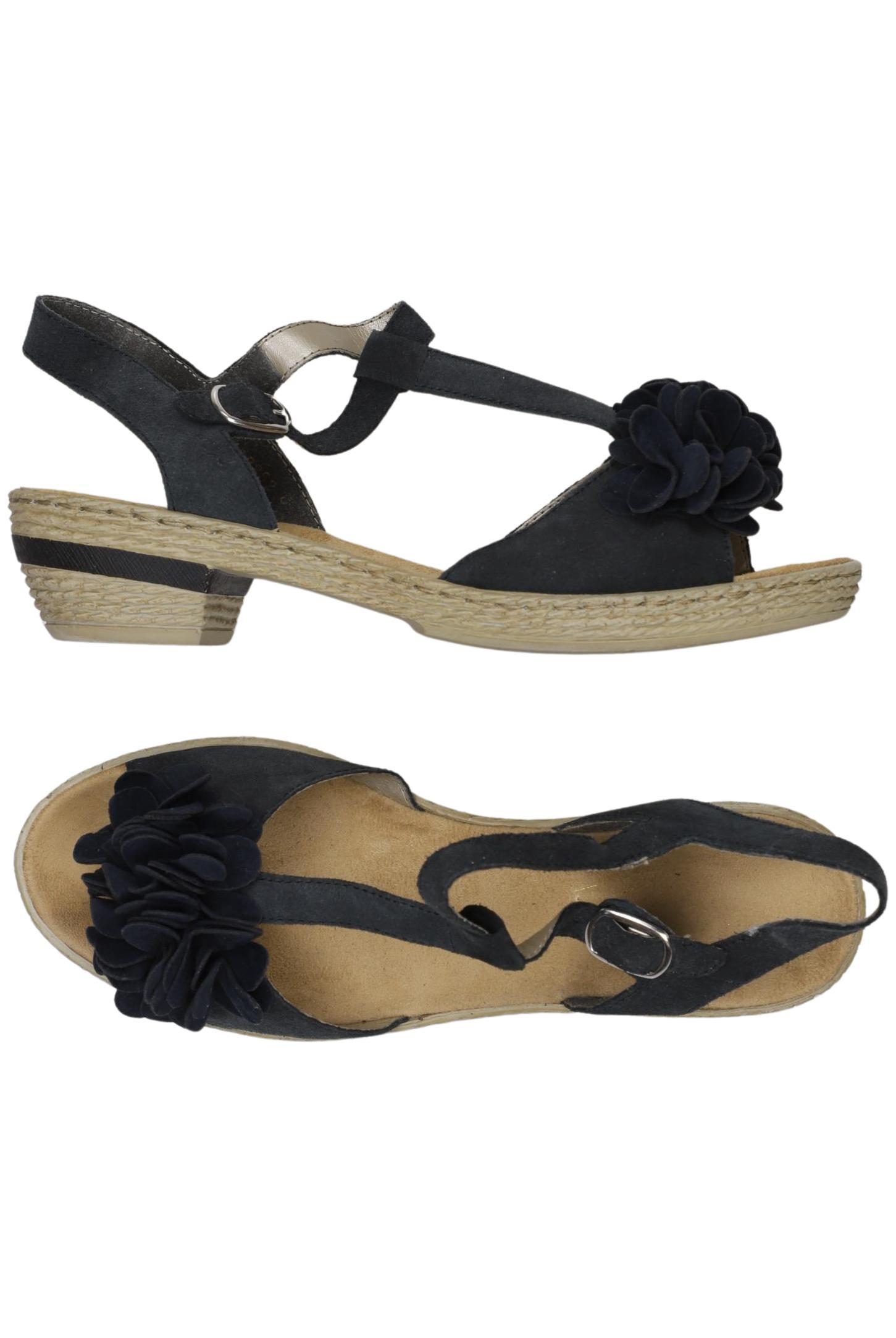 

Rieker Damen Sandale, marineblau, Gr. 40