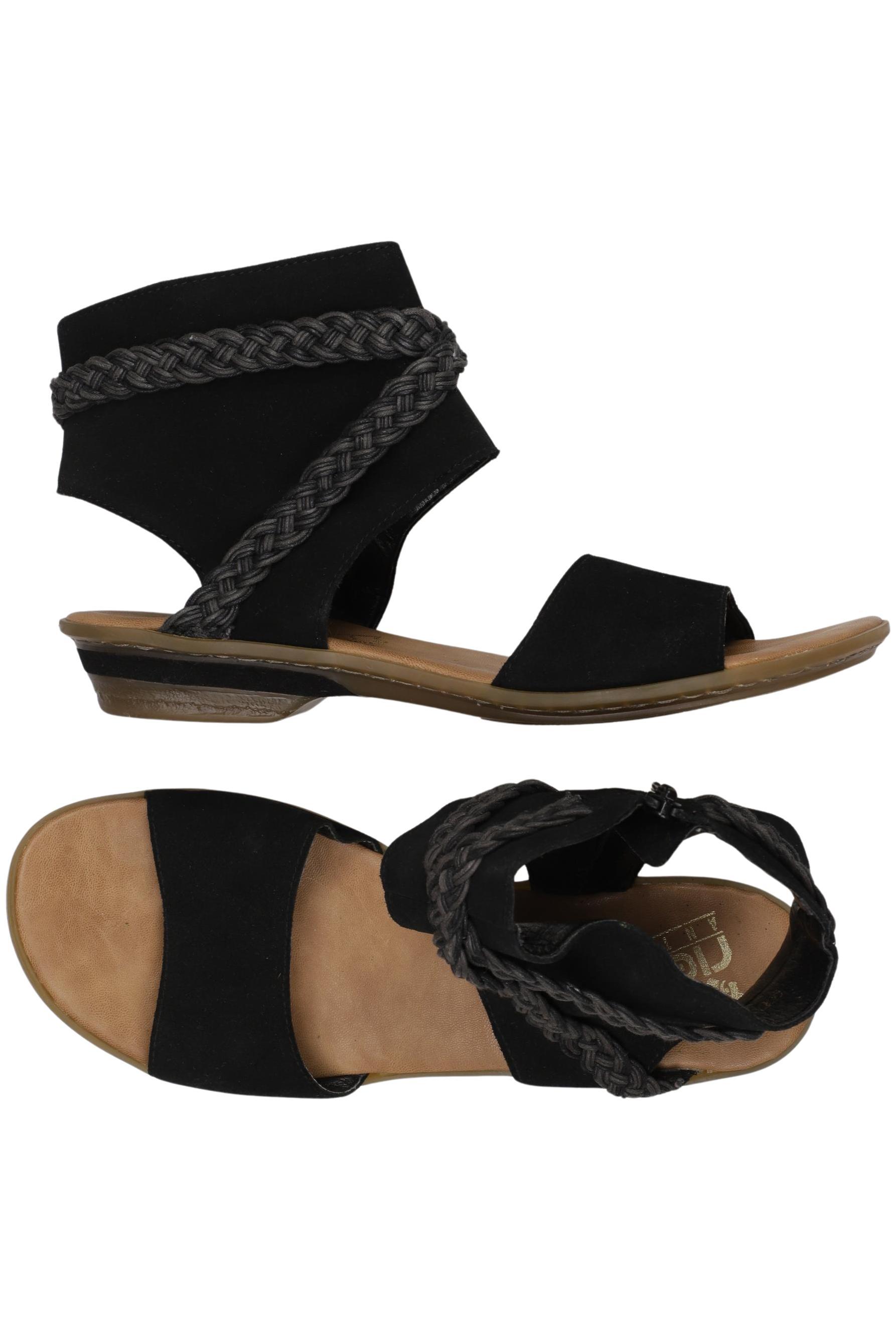 

Rieker Damen Sandale, schwarz, Gr. 42
