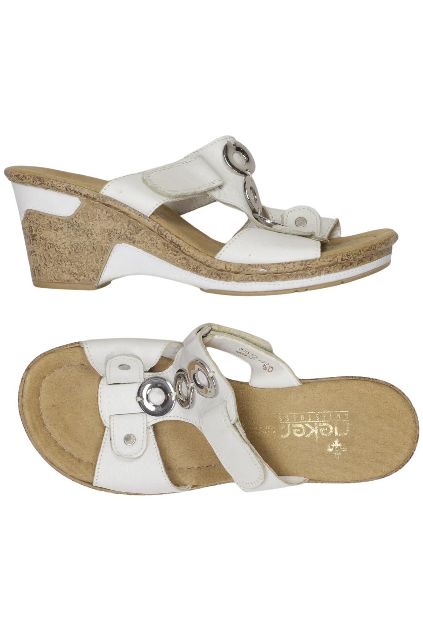 

Rieker Damen Sandale, weiß, Gr. 37