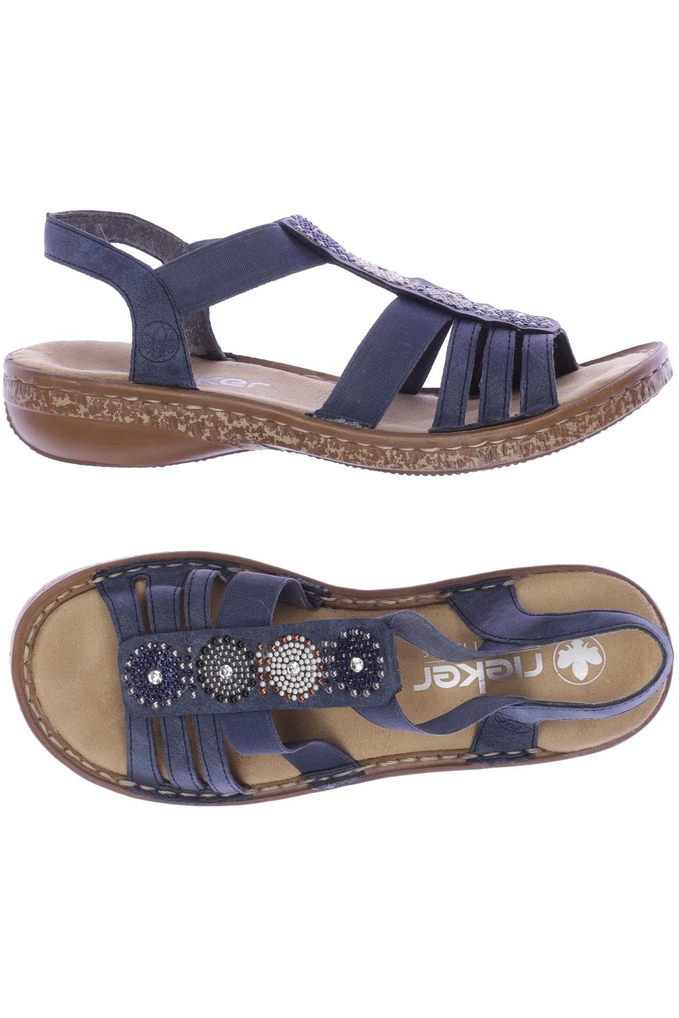 

Rieker Damen Sandale, marineblau, Gr. 36