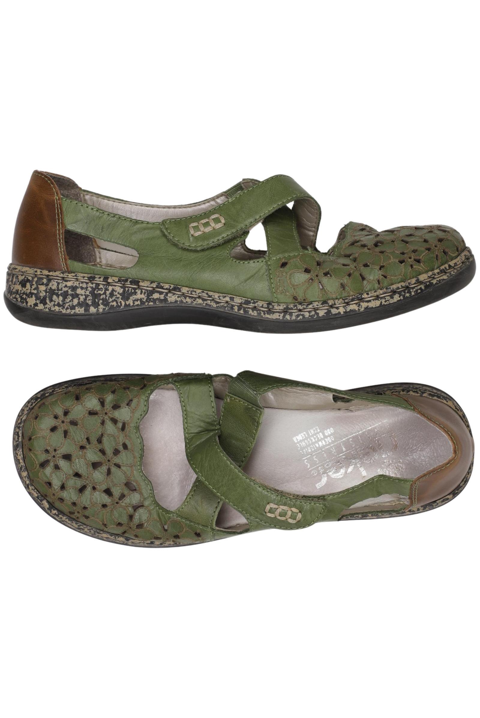 

Rieker Damen Sandale, grün, Gr. 38