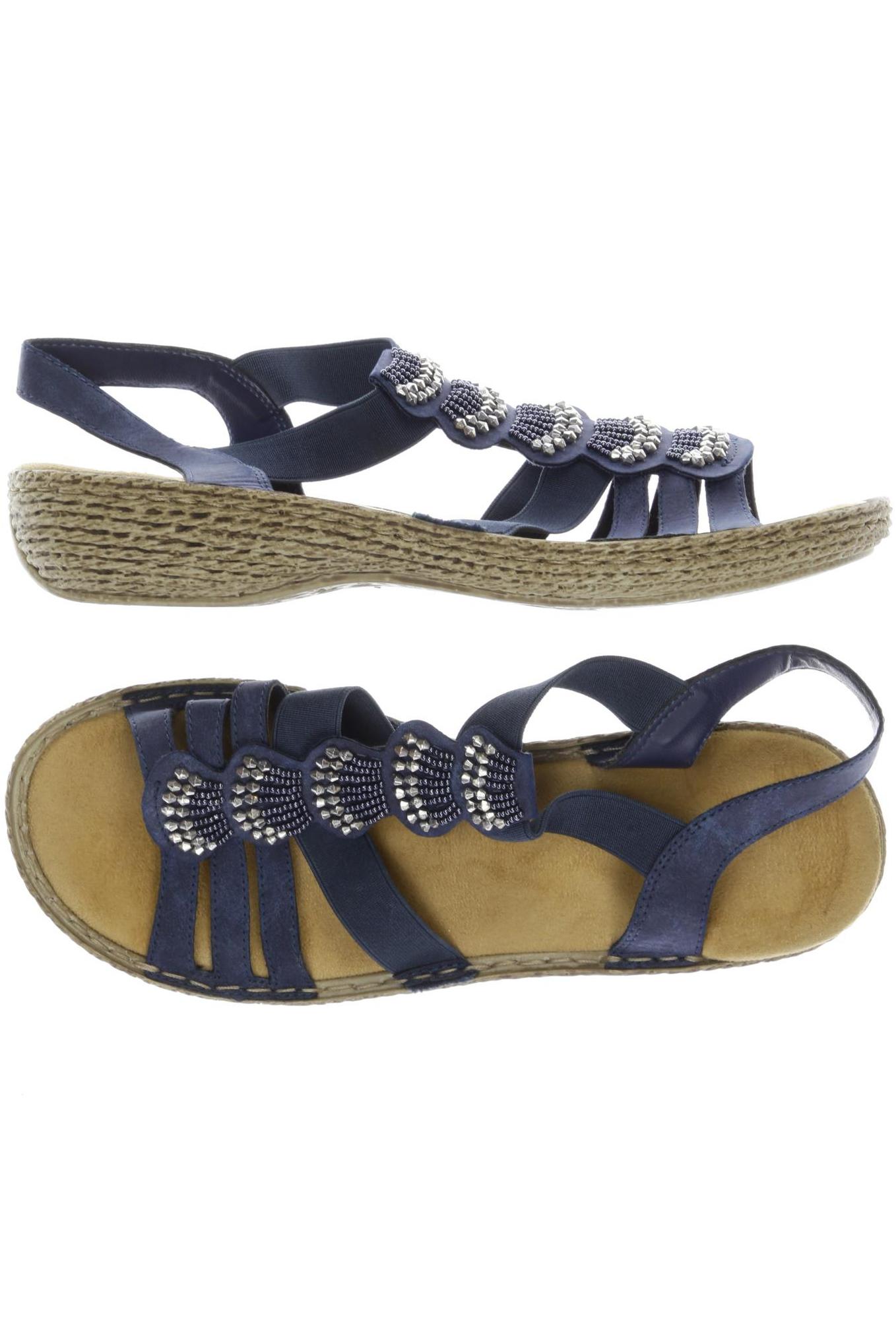

Rieker Damen Sandale, marineblau, Gr. 39
