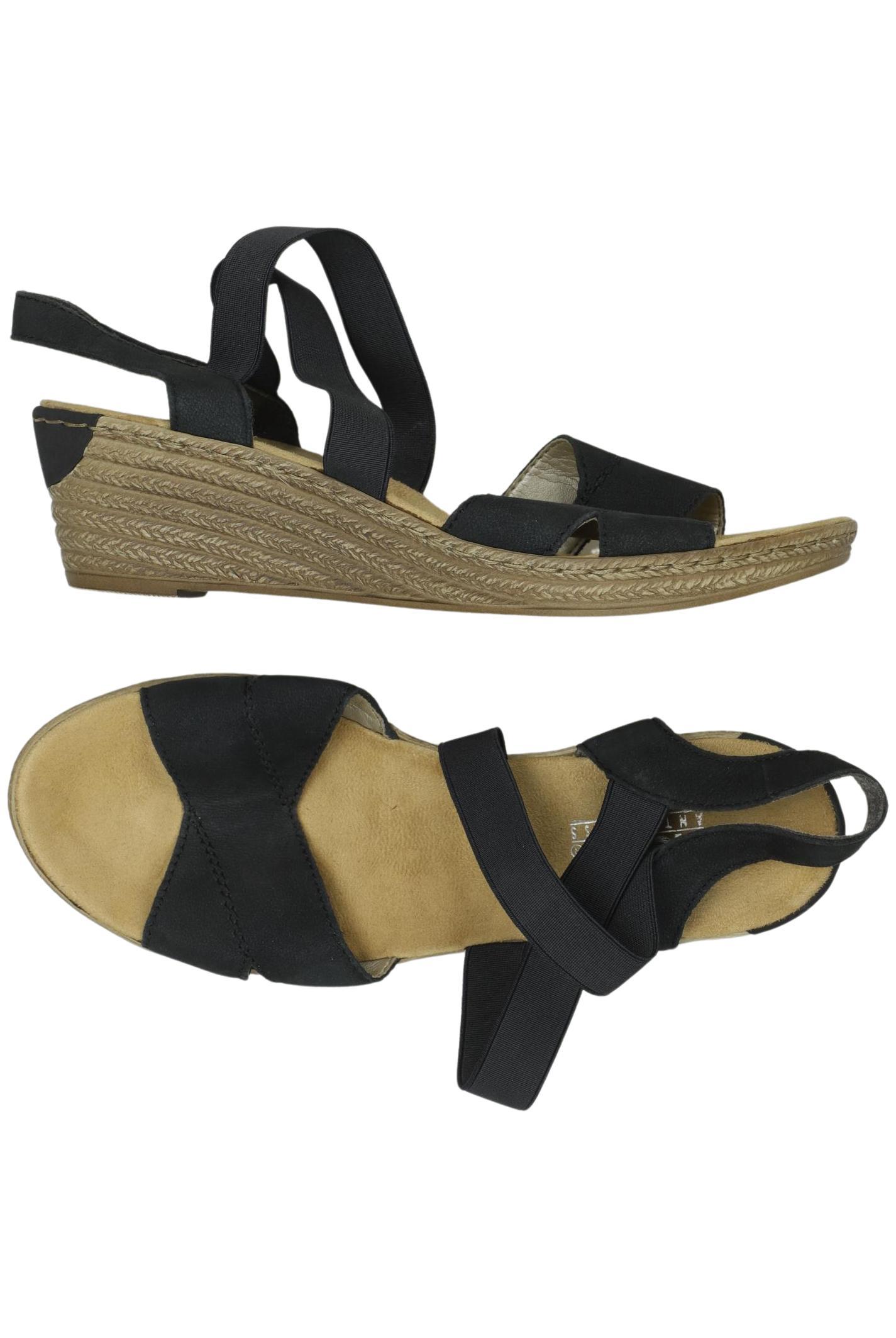 

Rieker Damen Sandale, schwarz, Gr. 39