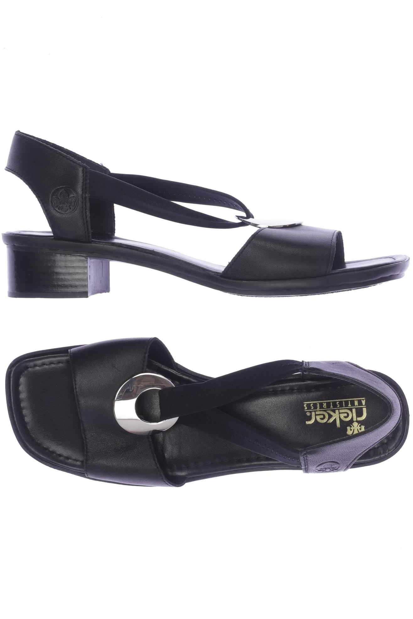 

Rieker Damen Sandale, schwarz, Gr. 42