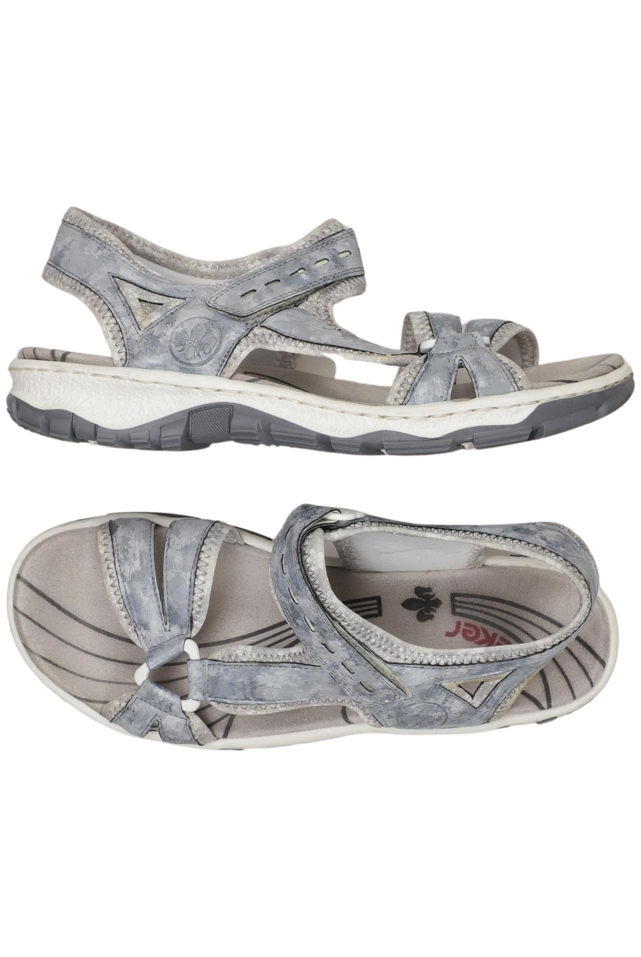 

Rieker Damen Sandale, blau, Gr. 40