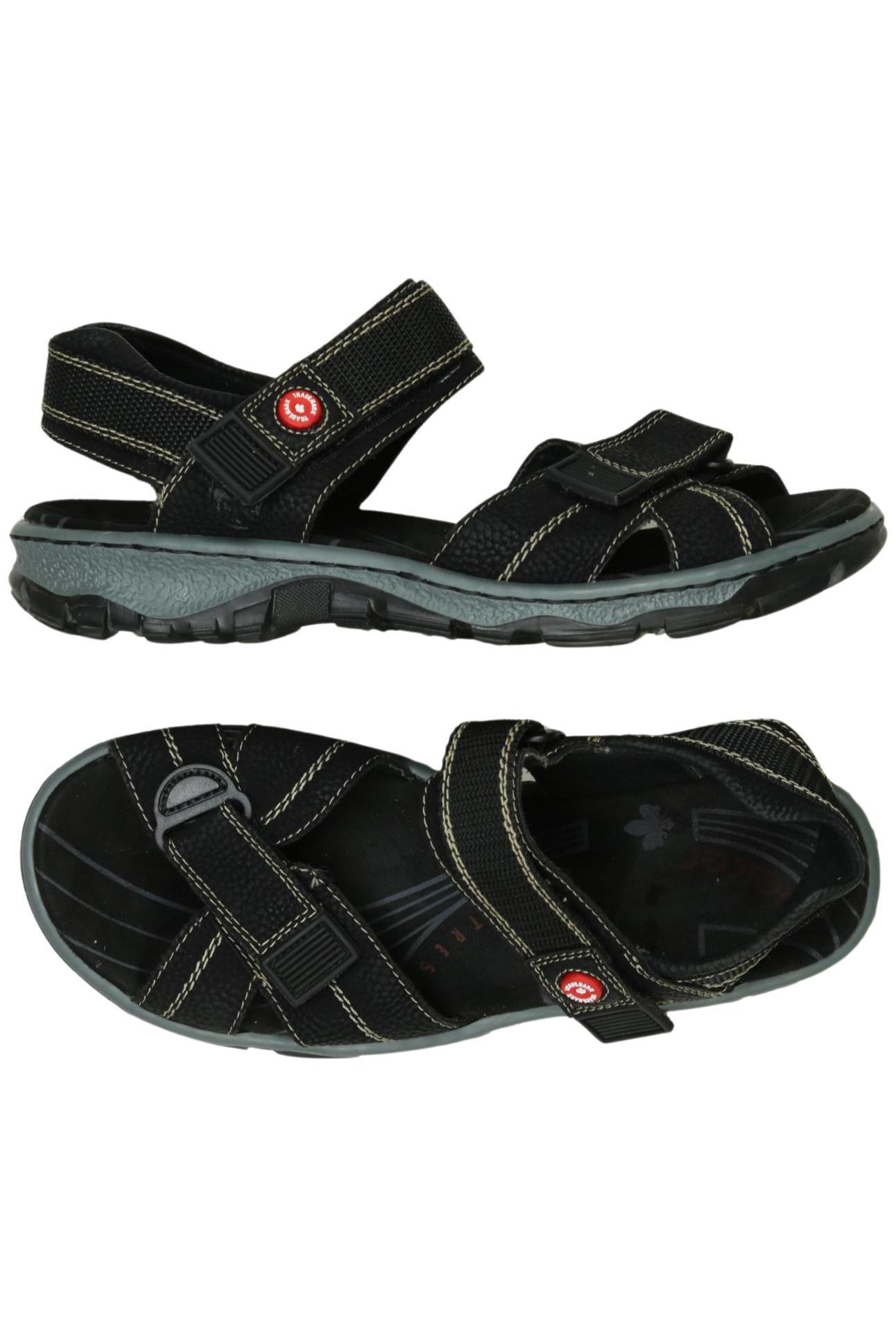 

Rieker Damen Sandale, schwarz, Gr. 39