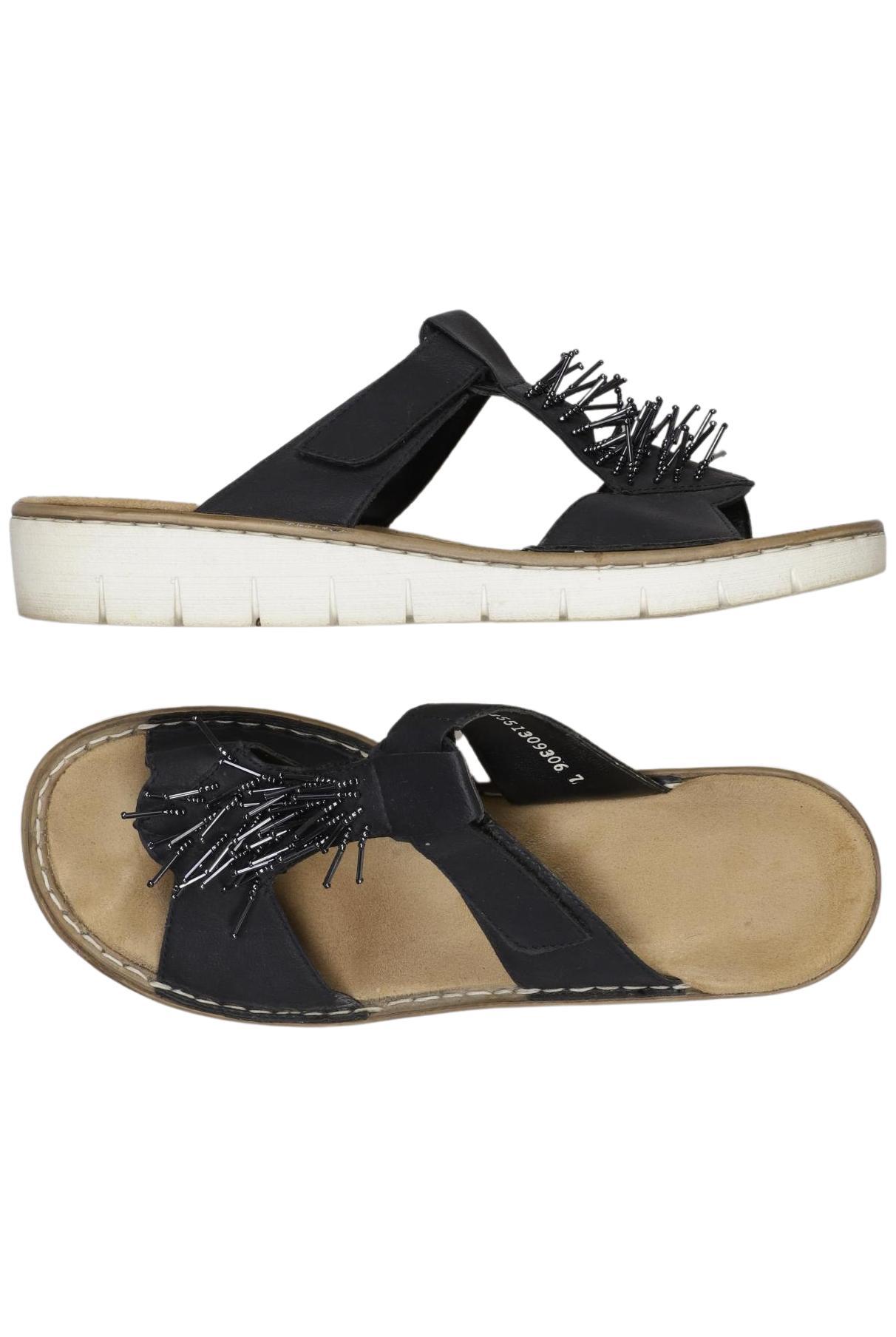 

Rieker Damen Sandale, schwarz, Gr. 40