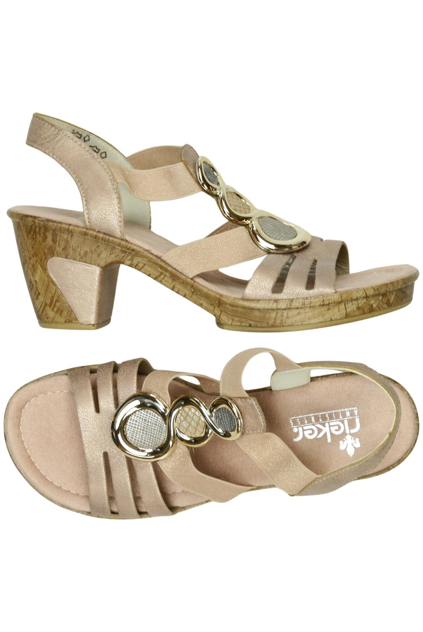 

Rieker Damen Sandale, beige, Gr. 39