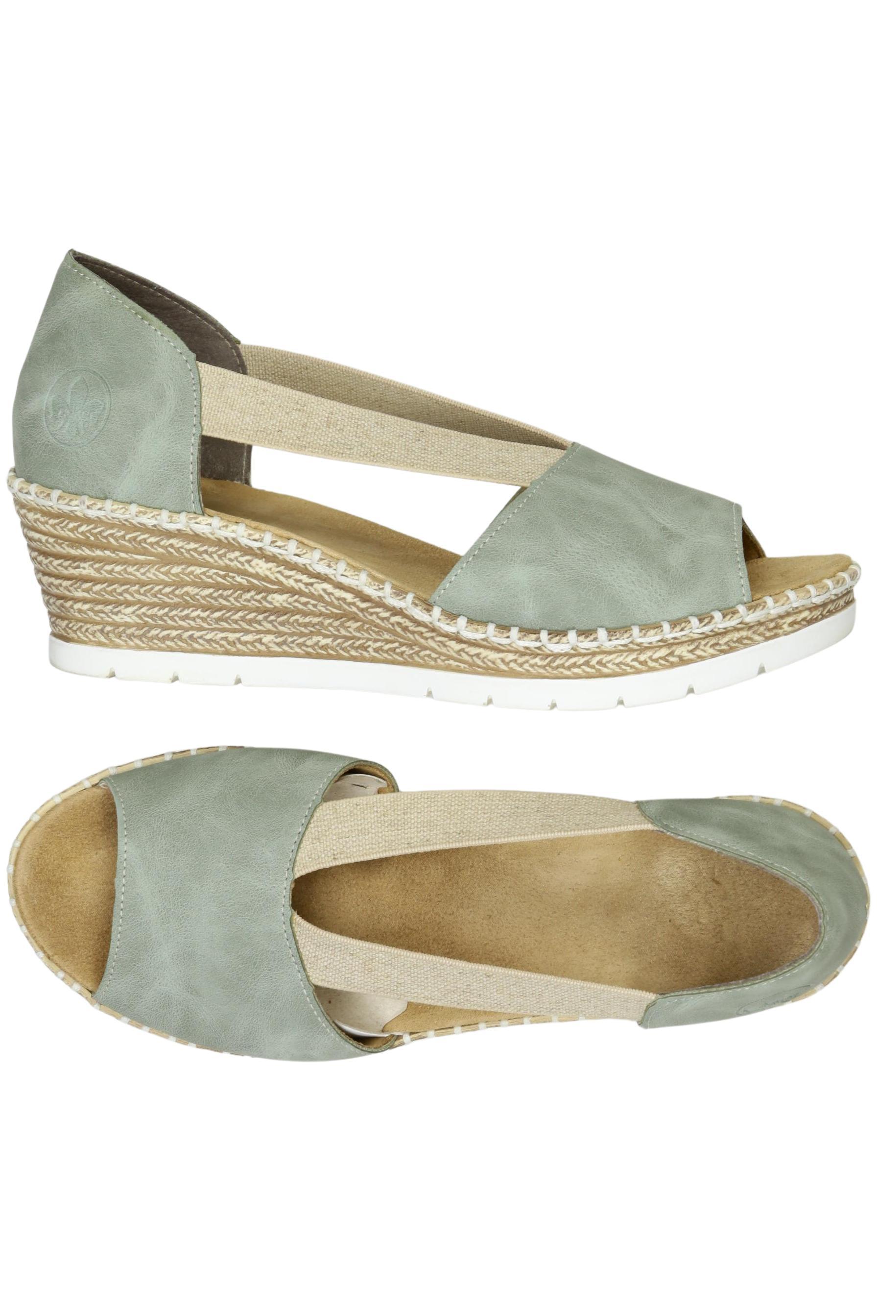 

Rieker Damen Sandale, grün, Gr. 39