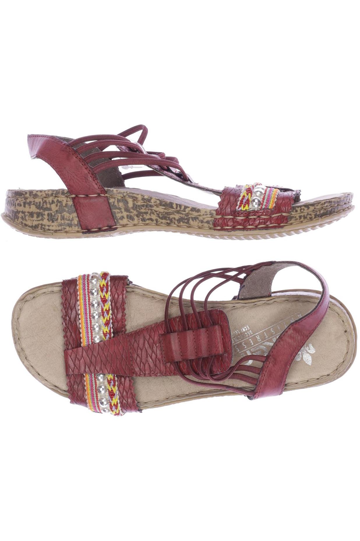 

Rieker Damen Sandale, rot, Gr. 36