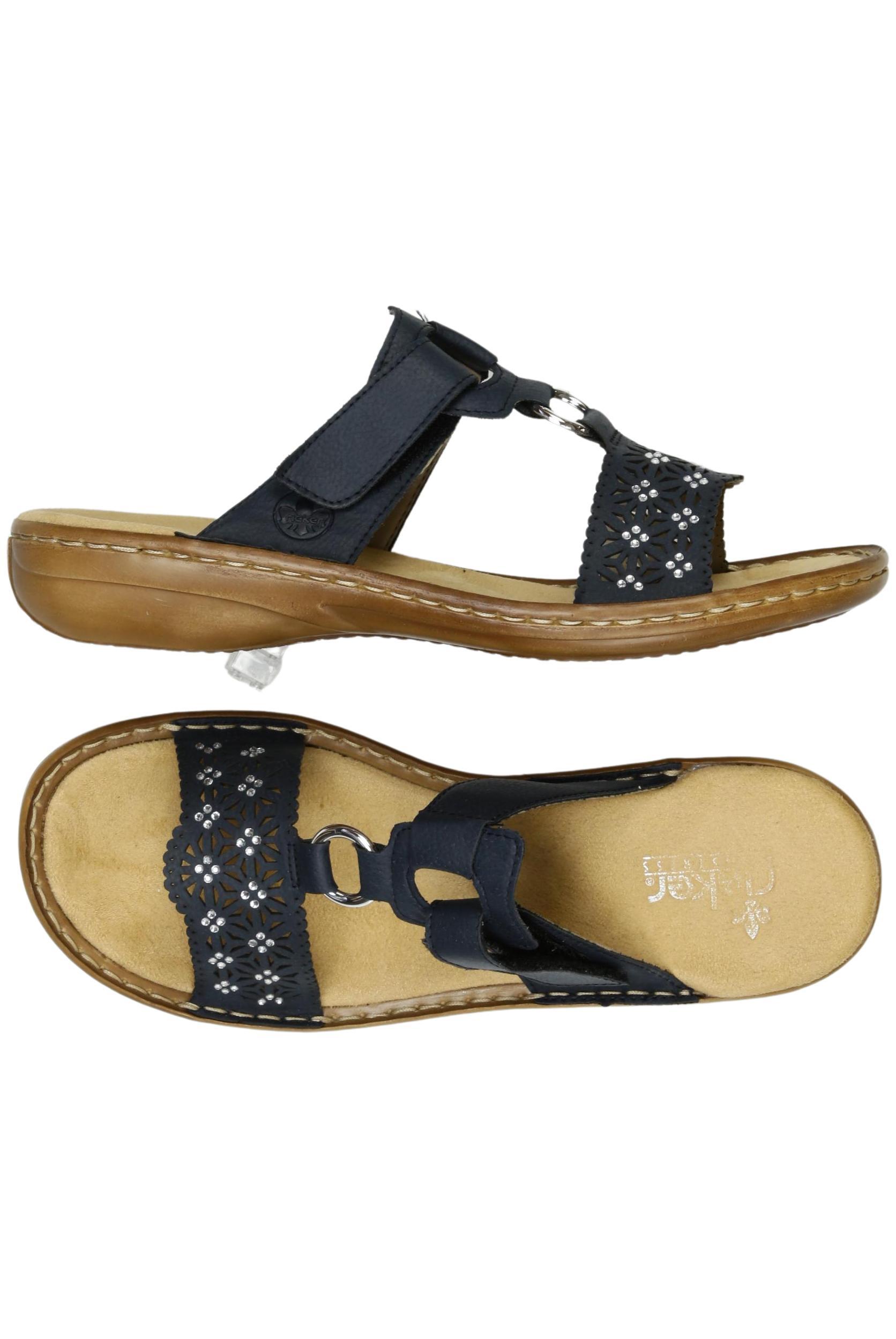 

Rieker Damen Sandale, marineblau, Gr. 40