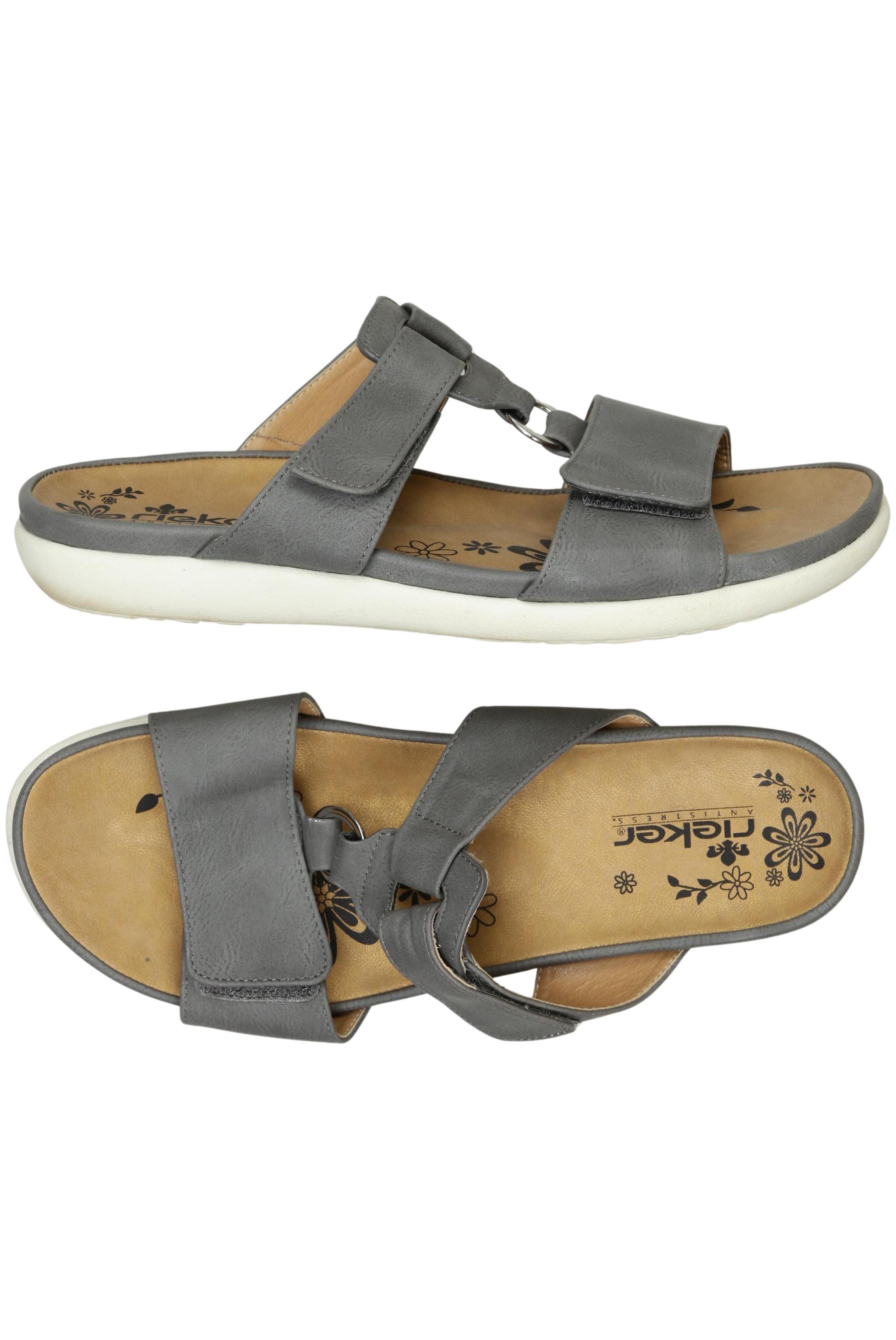 

Rieker Damen Sandale, grau, Gr. 41