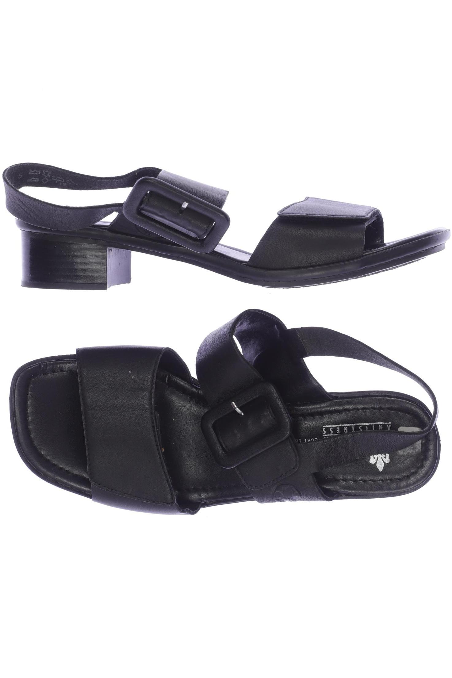 

Rieker Damen Sandale, schwarz, Gr. 40