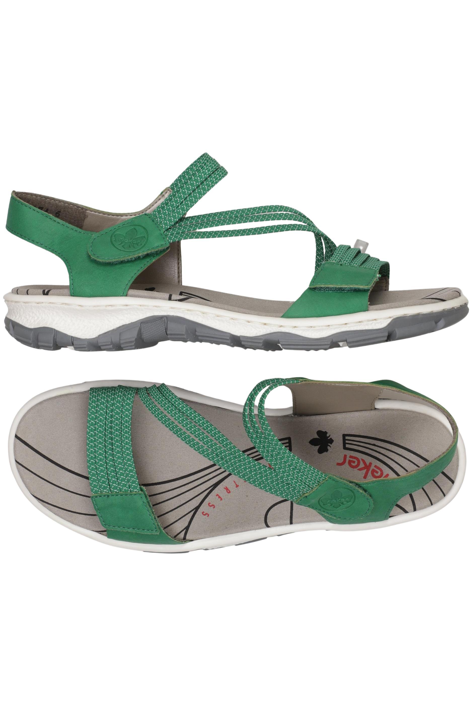 

Rieker Damen Sandale, grün, Gr. 41