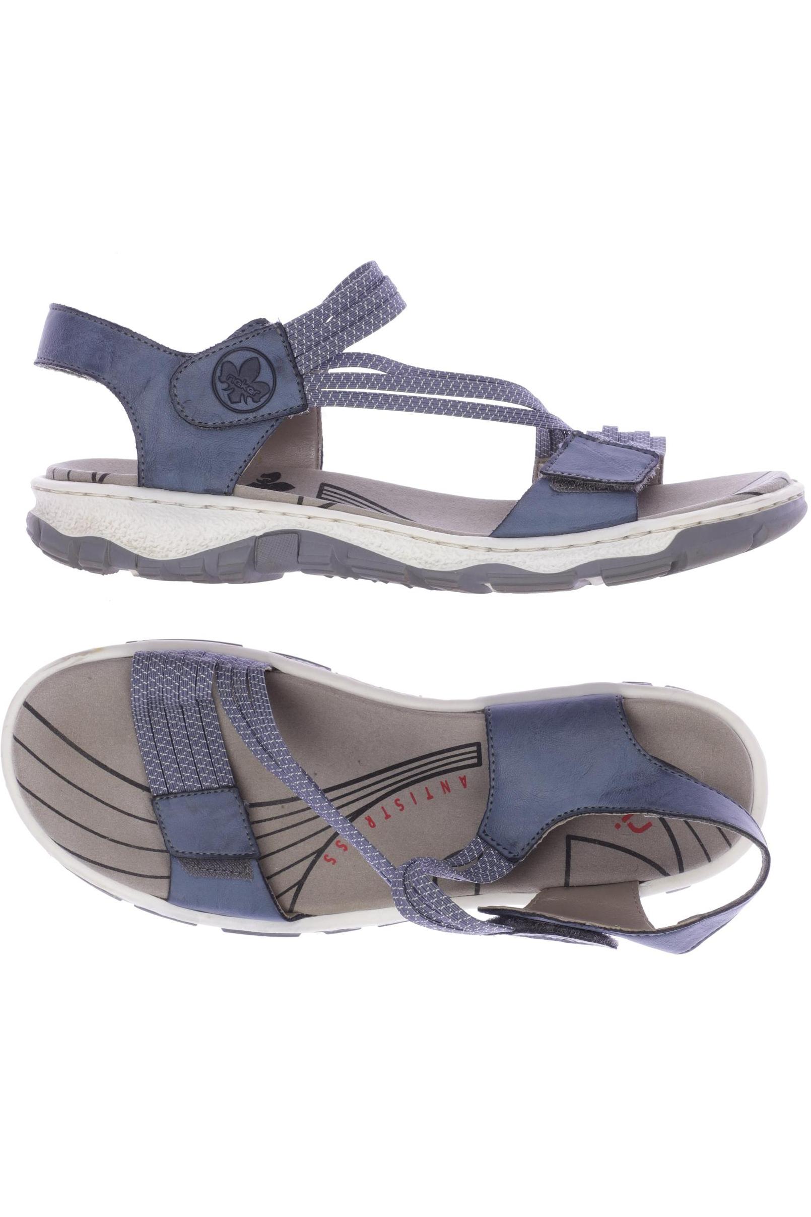 

Rieker Damen Sandale, marineblau, Gr. 42