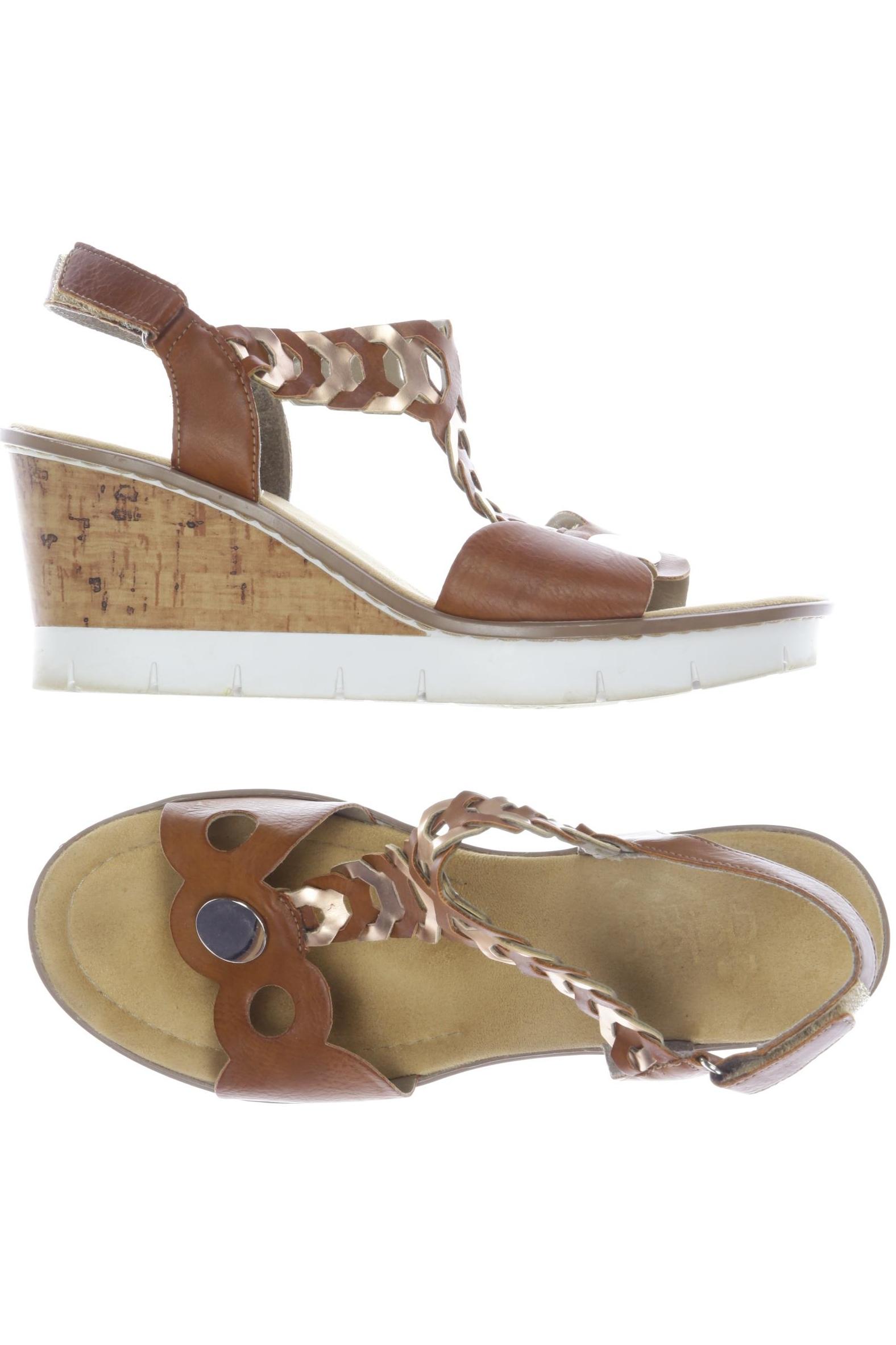 

Rieker Damen Sandale, braun, Gr. 40