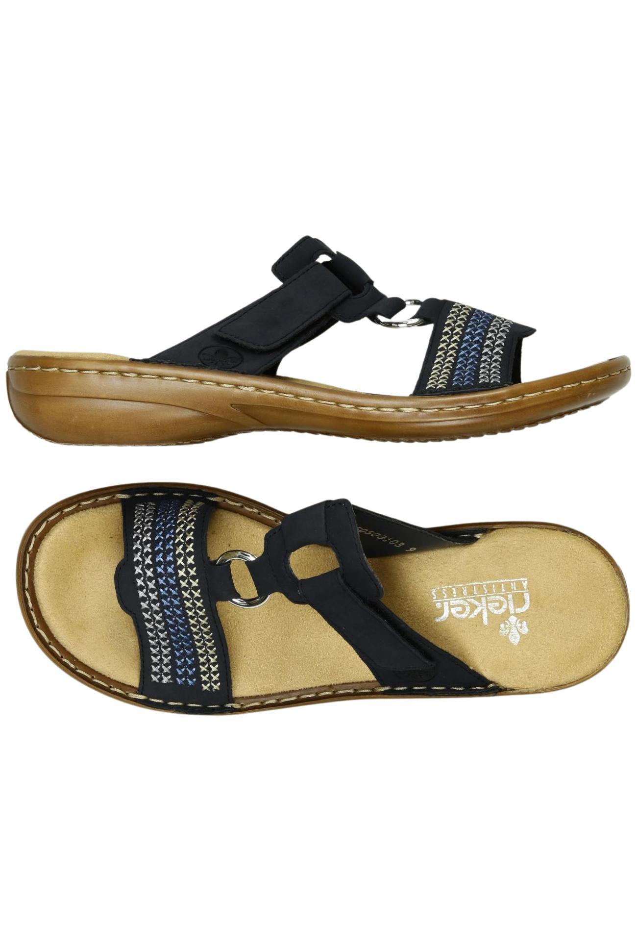 

Rieker Damen Sandale, schwarz, Gr. 38