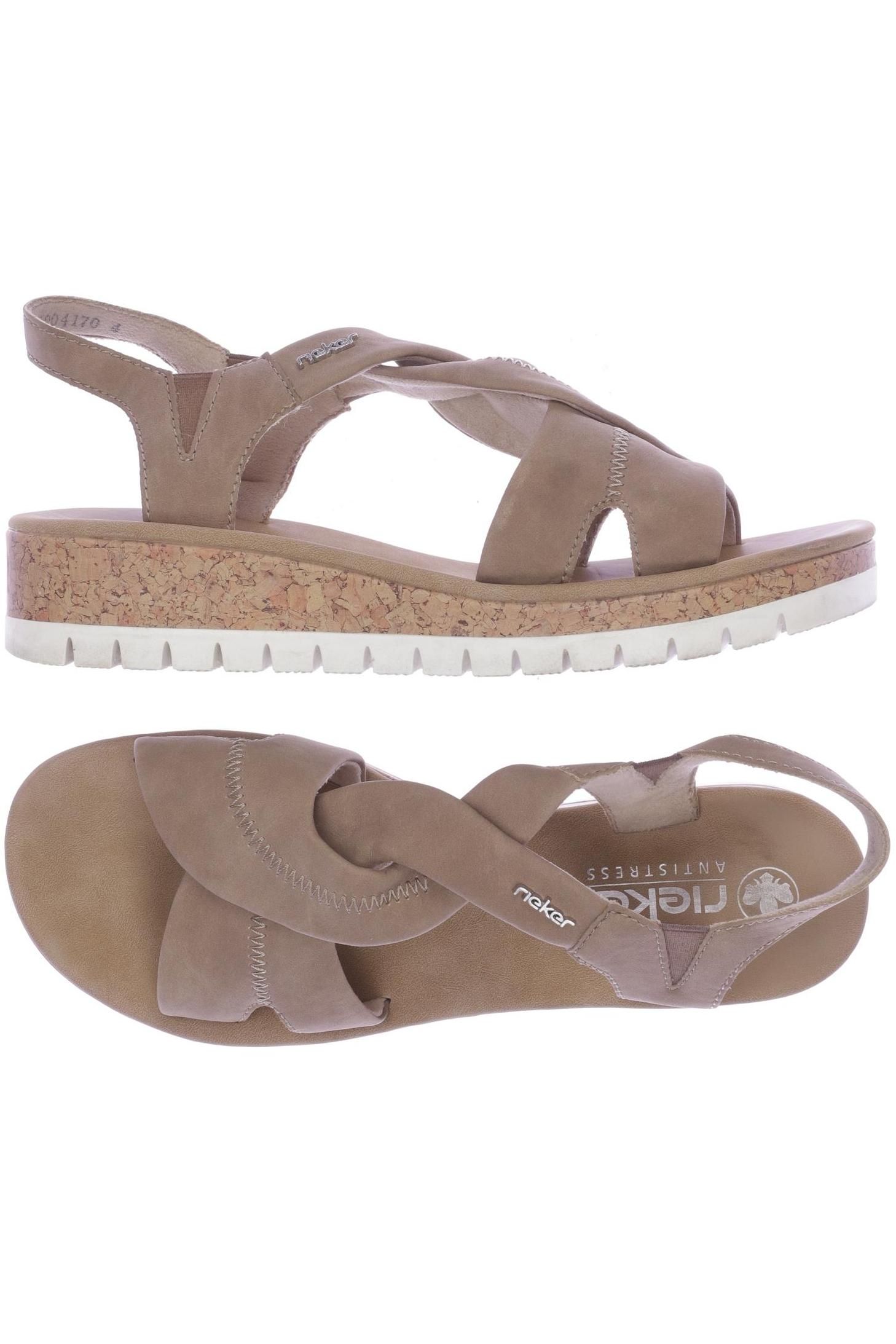 

Rieker Damen Sandale, beige, Gr. 41