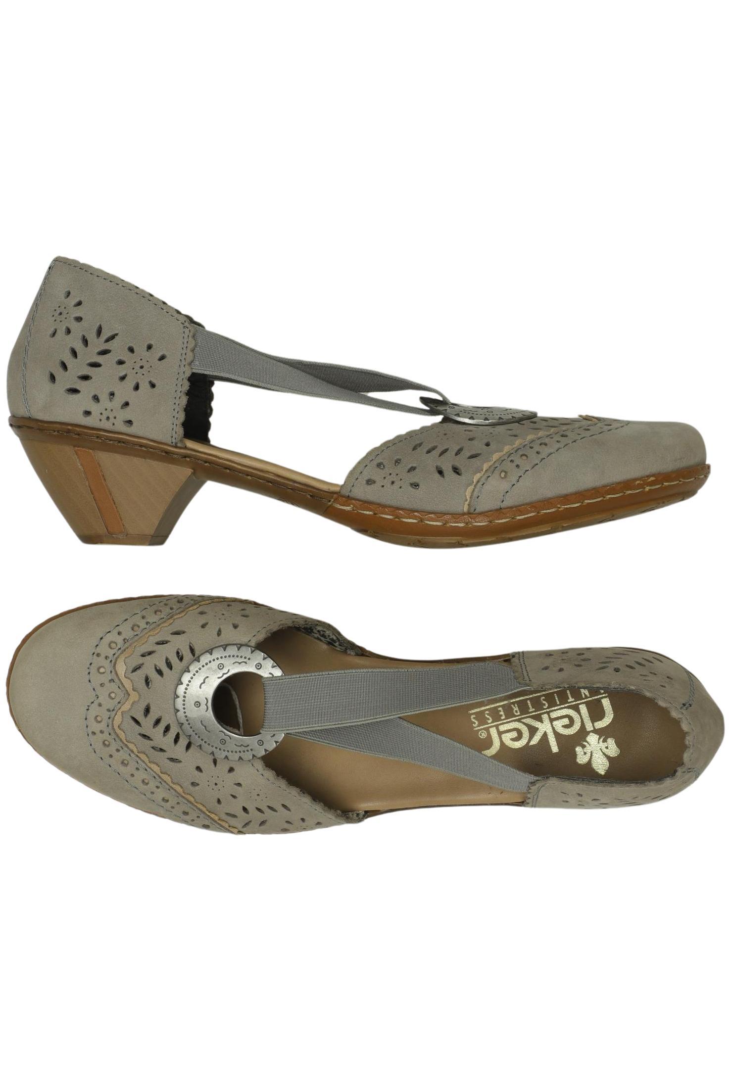 

Rieker Damen Sandale, grau, Gr. 40