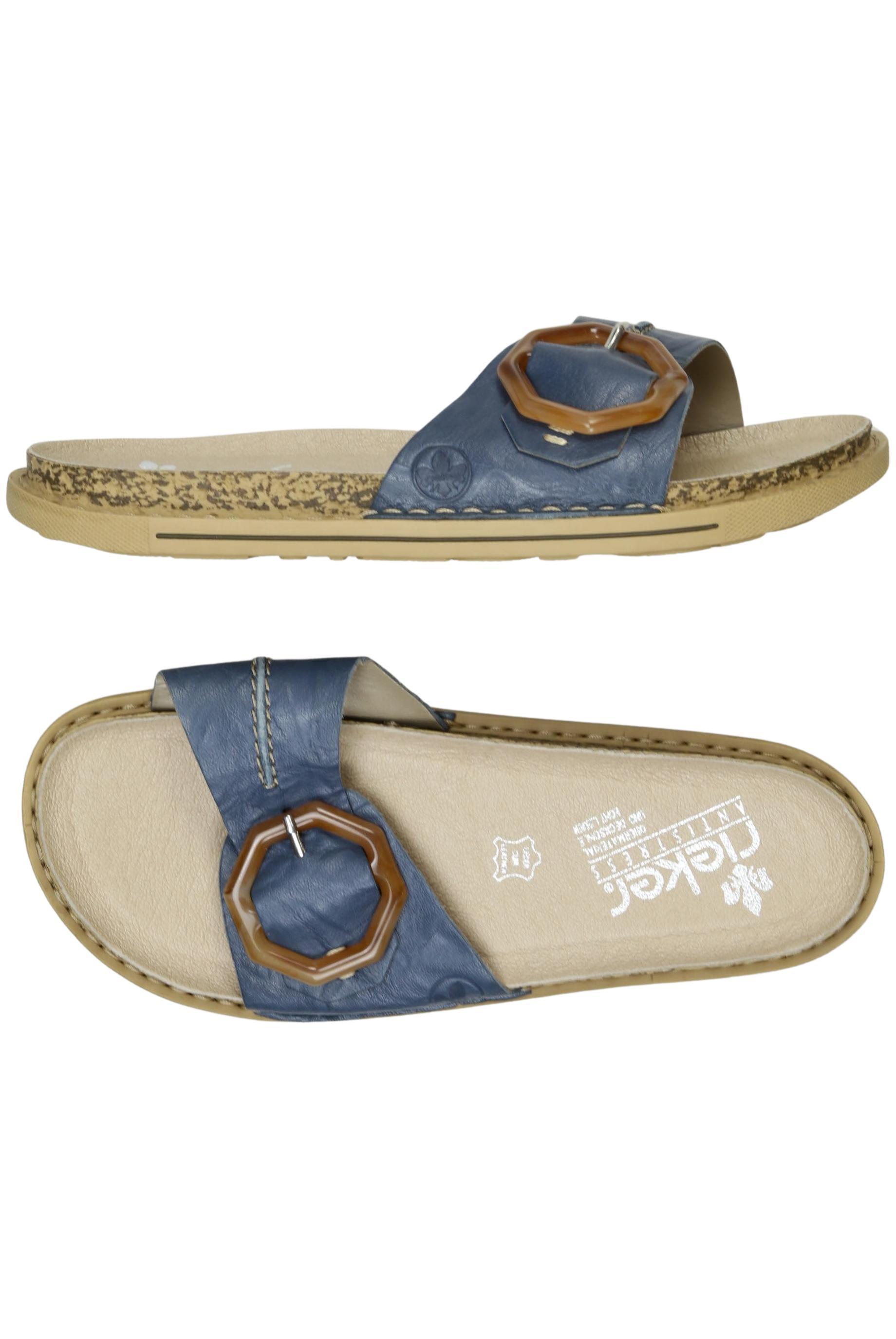 

Rieker Damen Sandale, blau, Gr. 39
