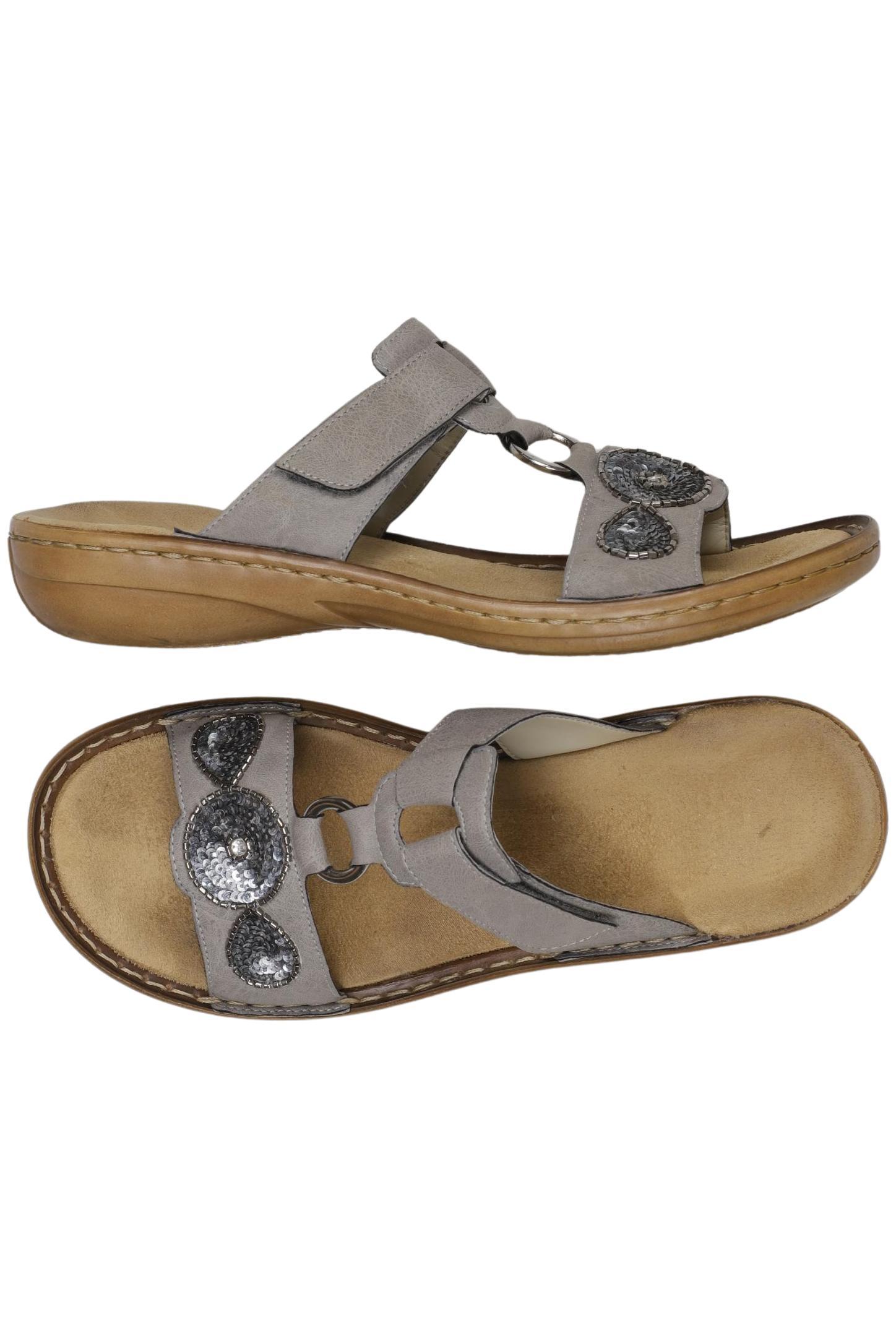 

Rieker Damen Sandale, grau, Gr. 37