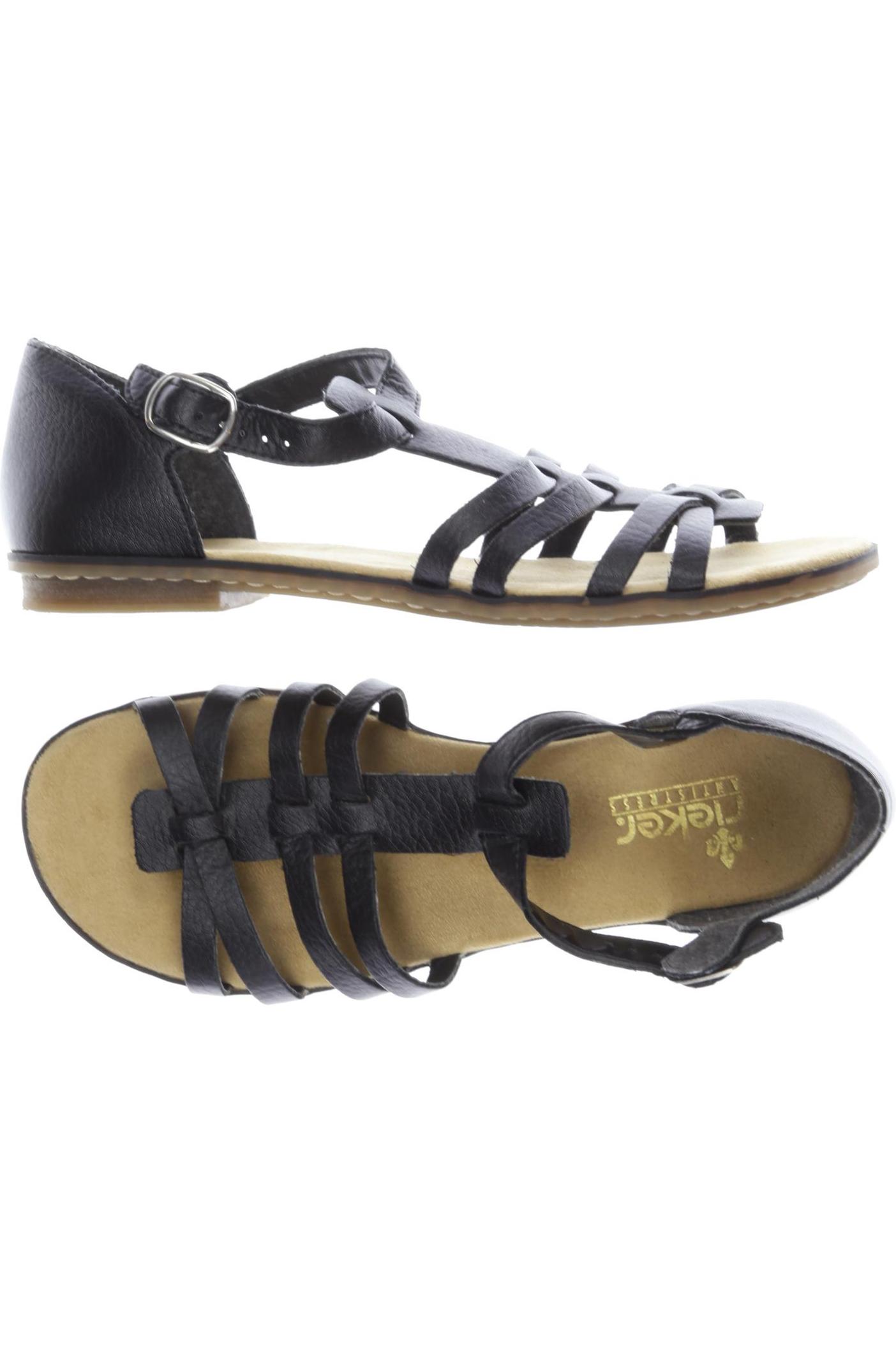 

Rieker Damen Sandale, schwarz, Gr. 39