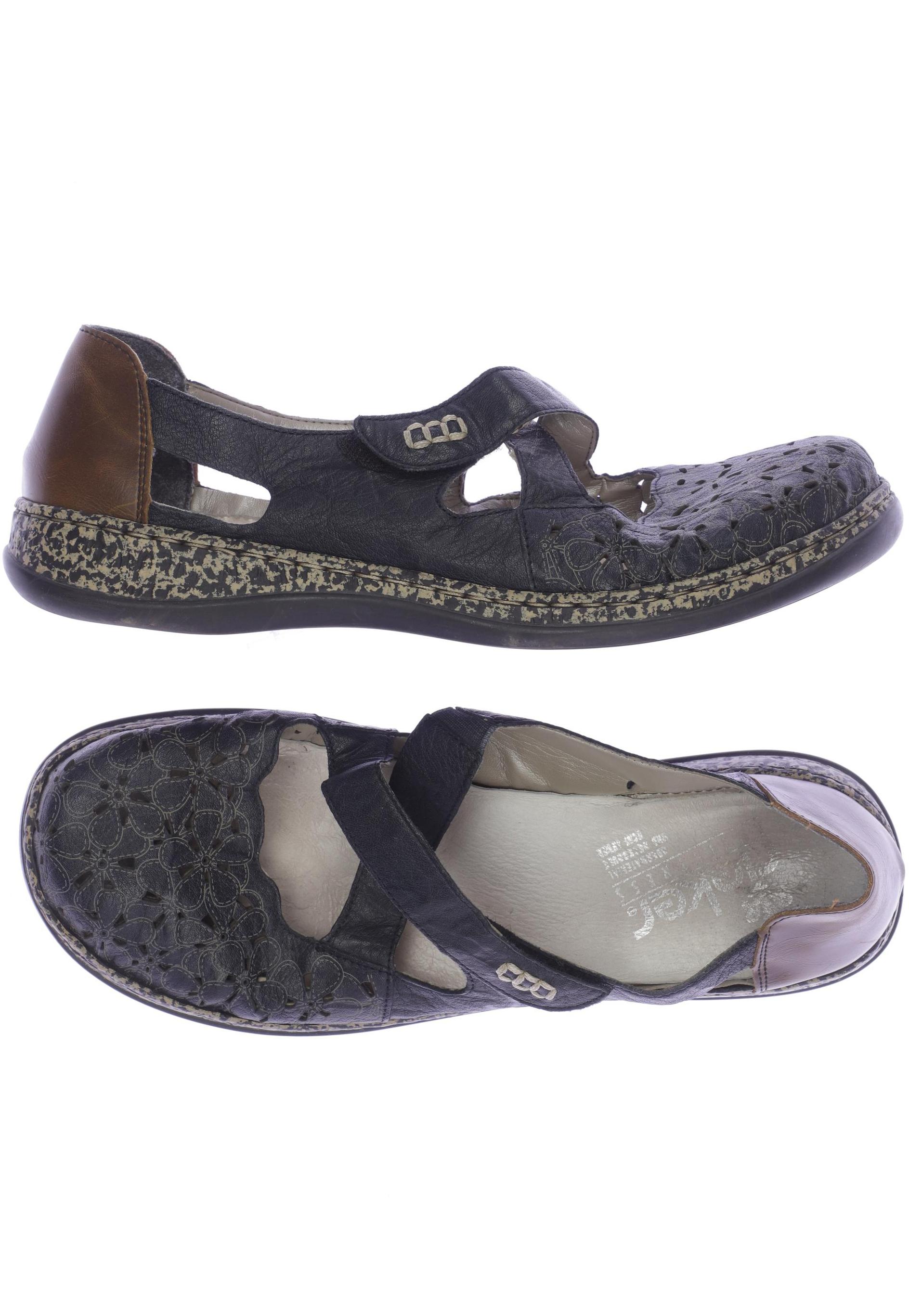 

Rieker Damen Sandale, marineblau, Gr. 42
