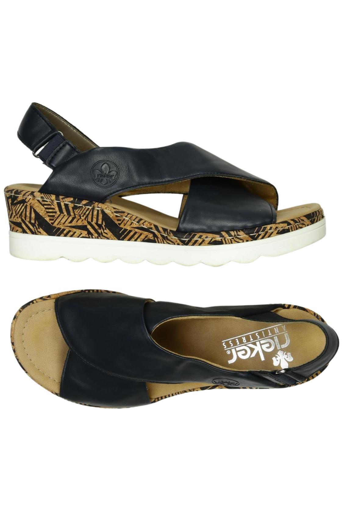 

Rieker Damen Sandale, marineblau, Gr. 40