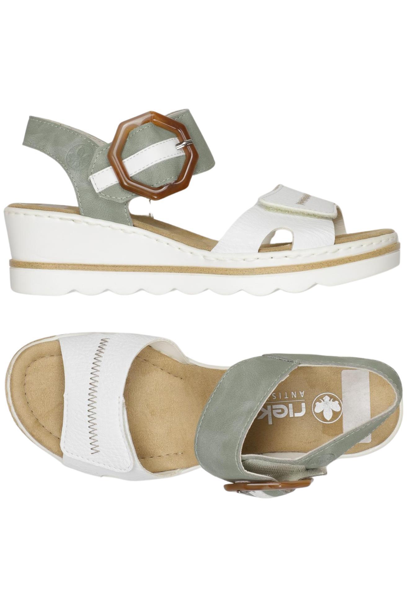 

Rieker Damen Sandale, weiß, Gr. 38