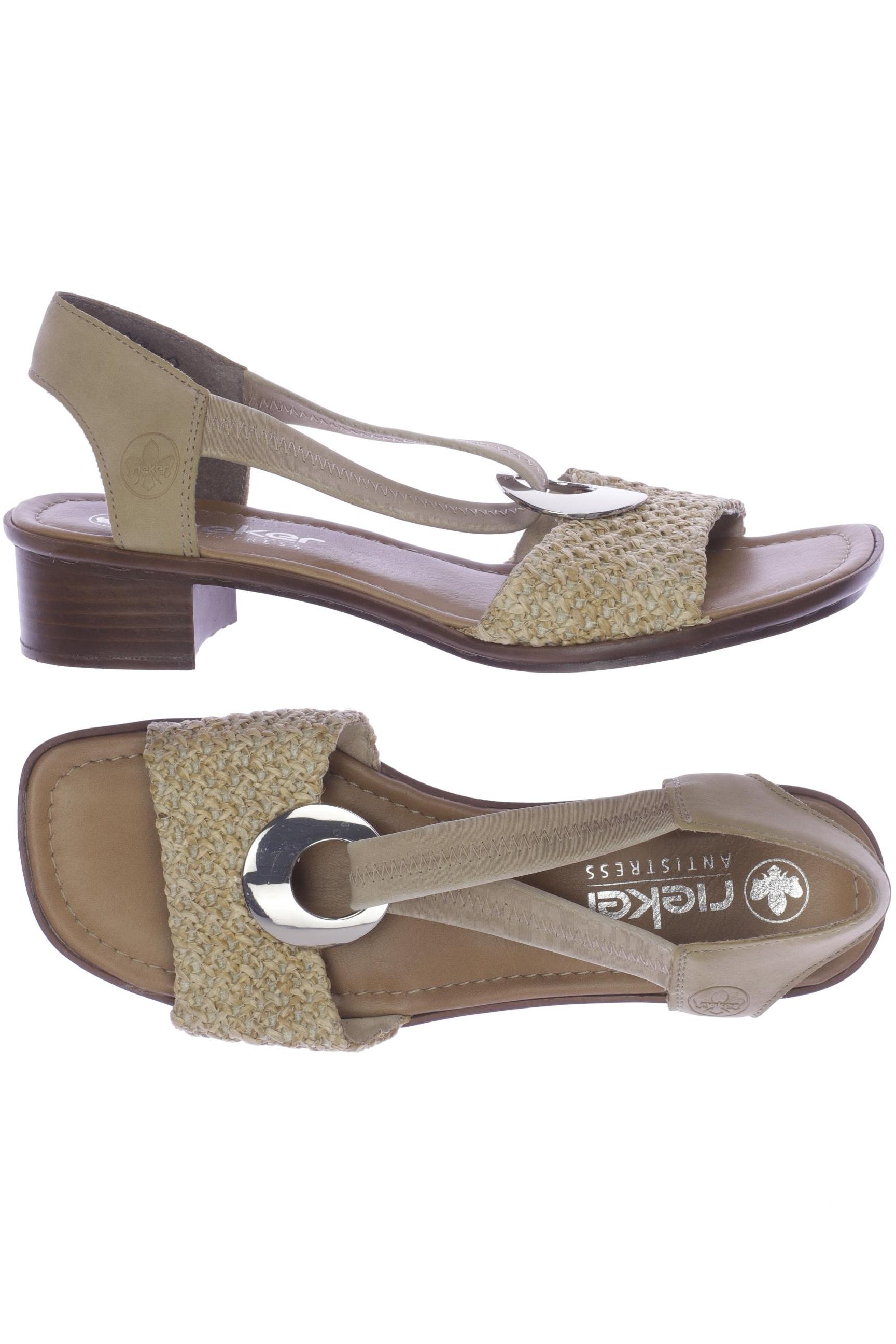 

Rieker Damen Sandale, beige, Gr. 40
