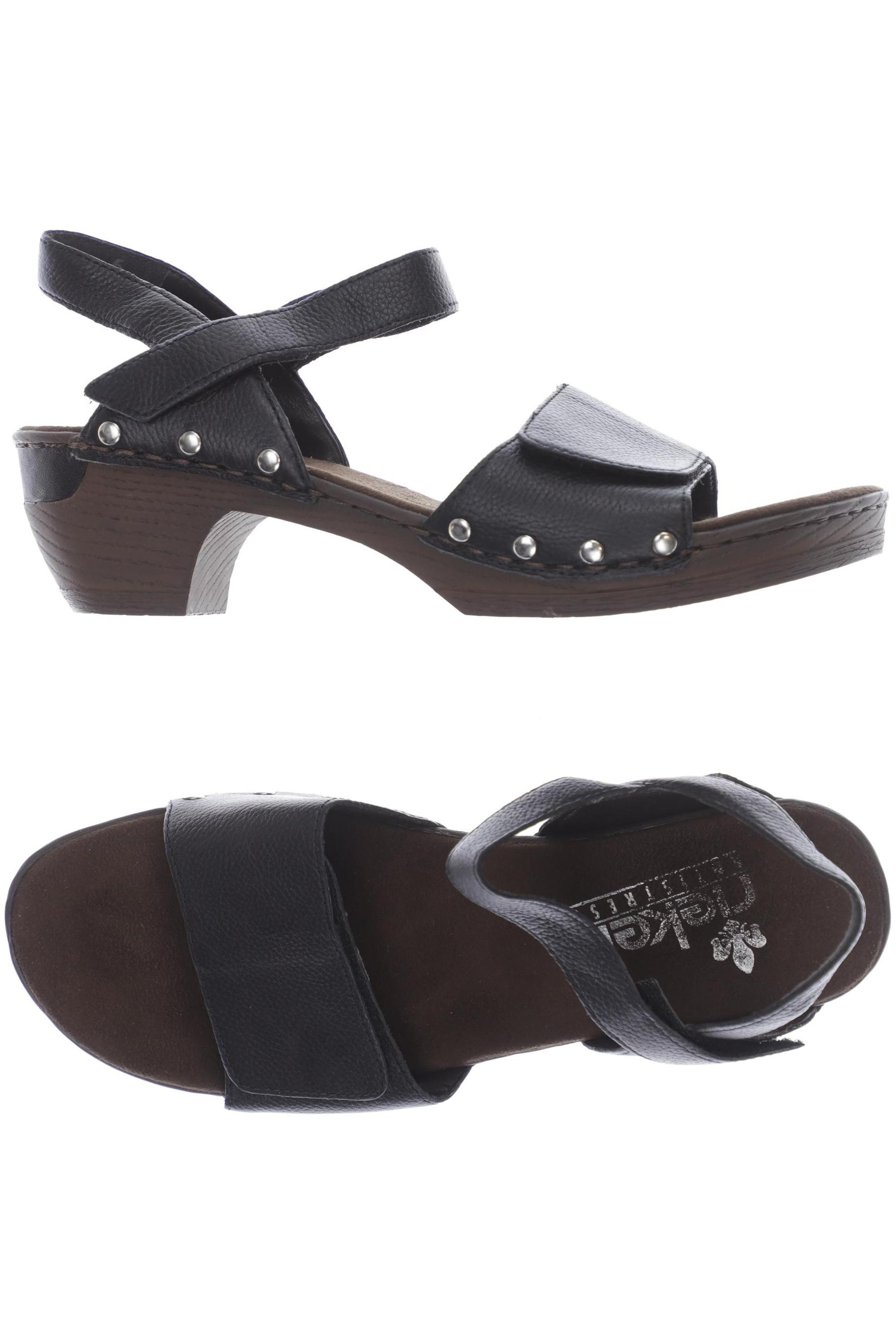 

Rieker Damen Sandale, schwarz, Gr. 40
