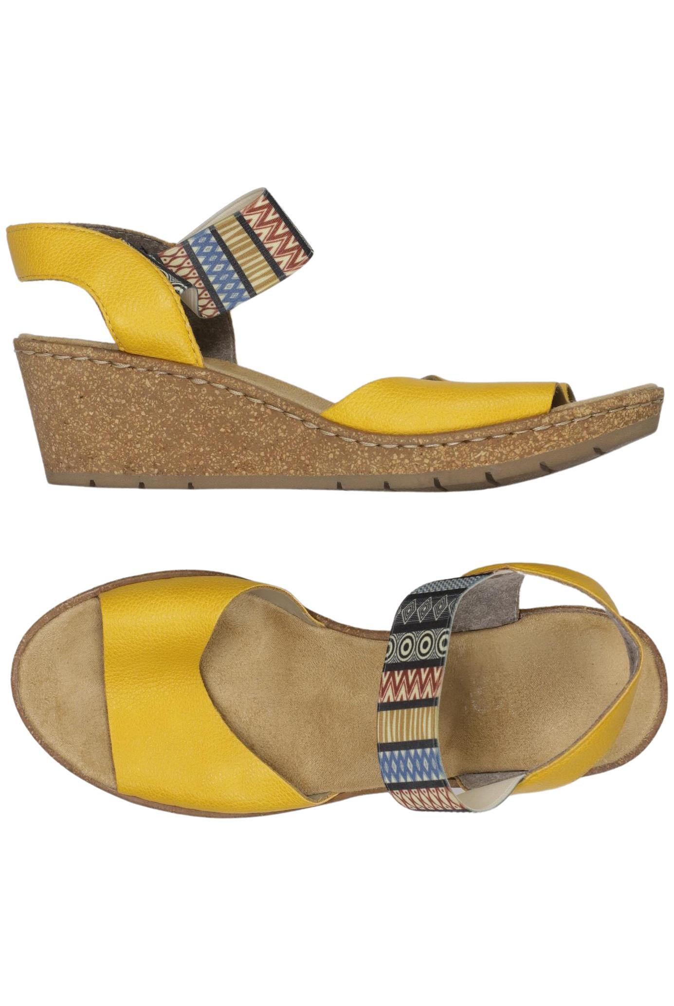 

Rieker Damen Sandale, gelb, Gr. 36